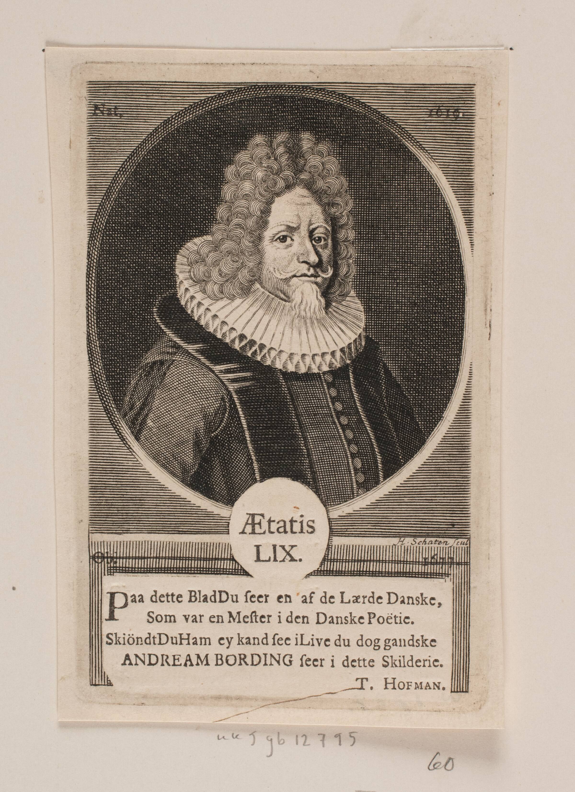 Christian Bræmer, Hubert Schaten, 1694-1698
