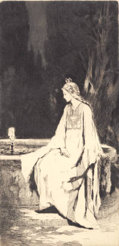 Prinsessen ved springvandet