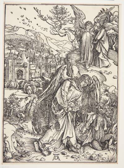 Englen viser Johannes det ny Jerusalem