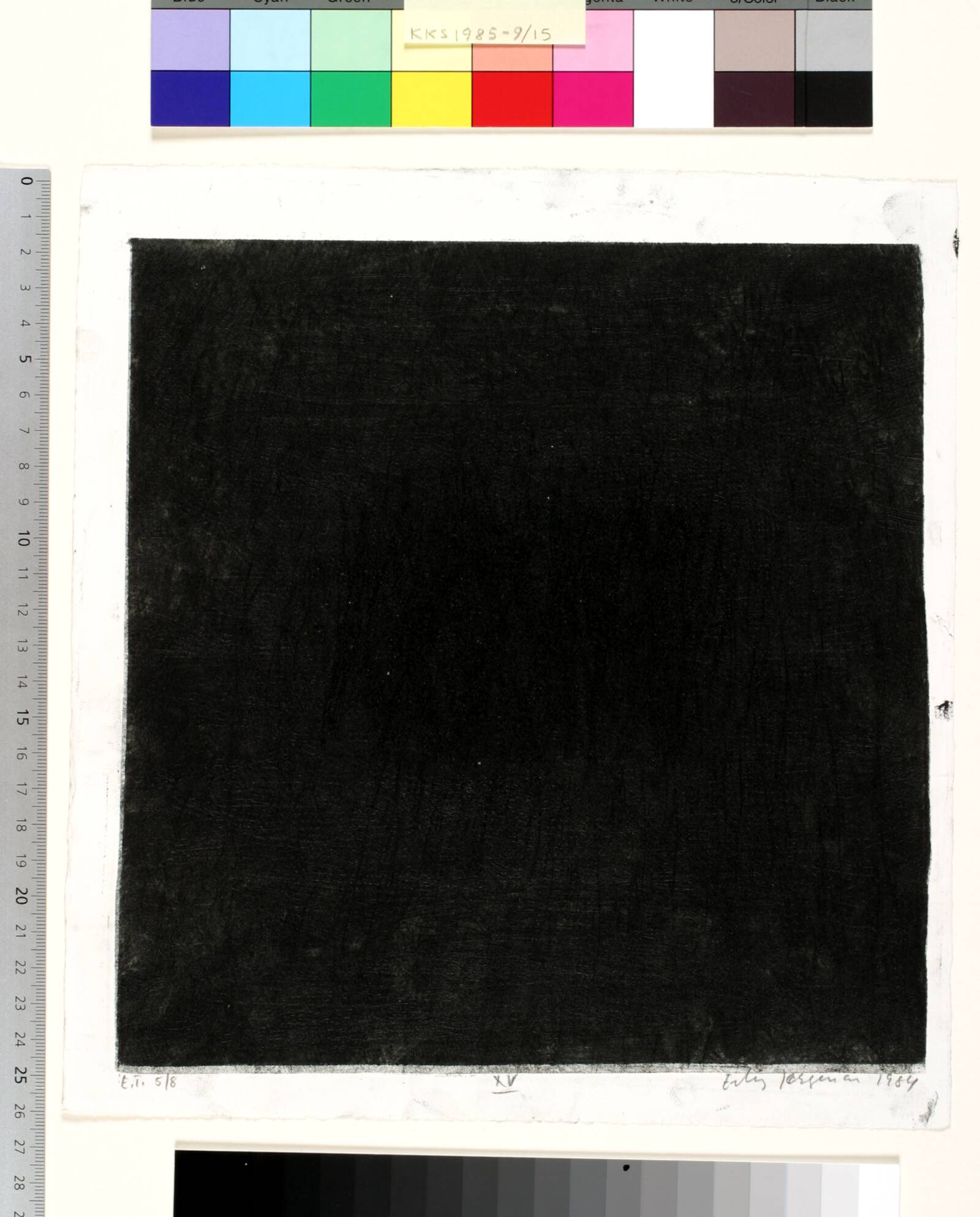 Dagbogsblad XV, Erling Jørgensen, 1984