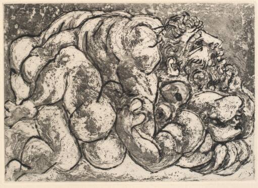 Coffret D'eaux-fortes Originales De Picasso Pour Les Textes De Buffon - 1942