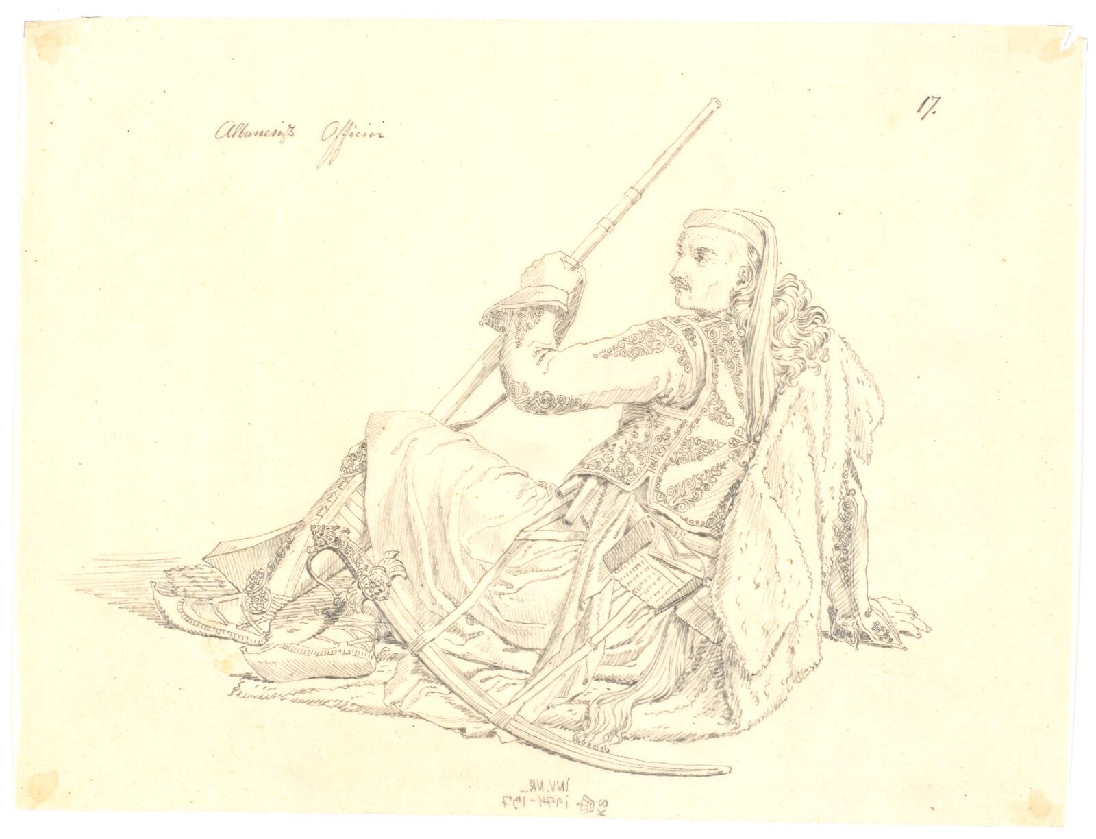 Albanesisk Officer, Martinus Rørbye, 1835