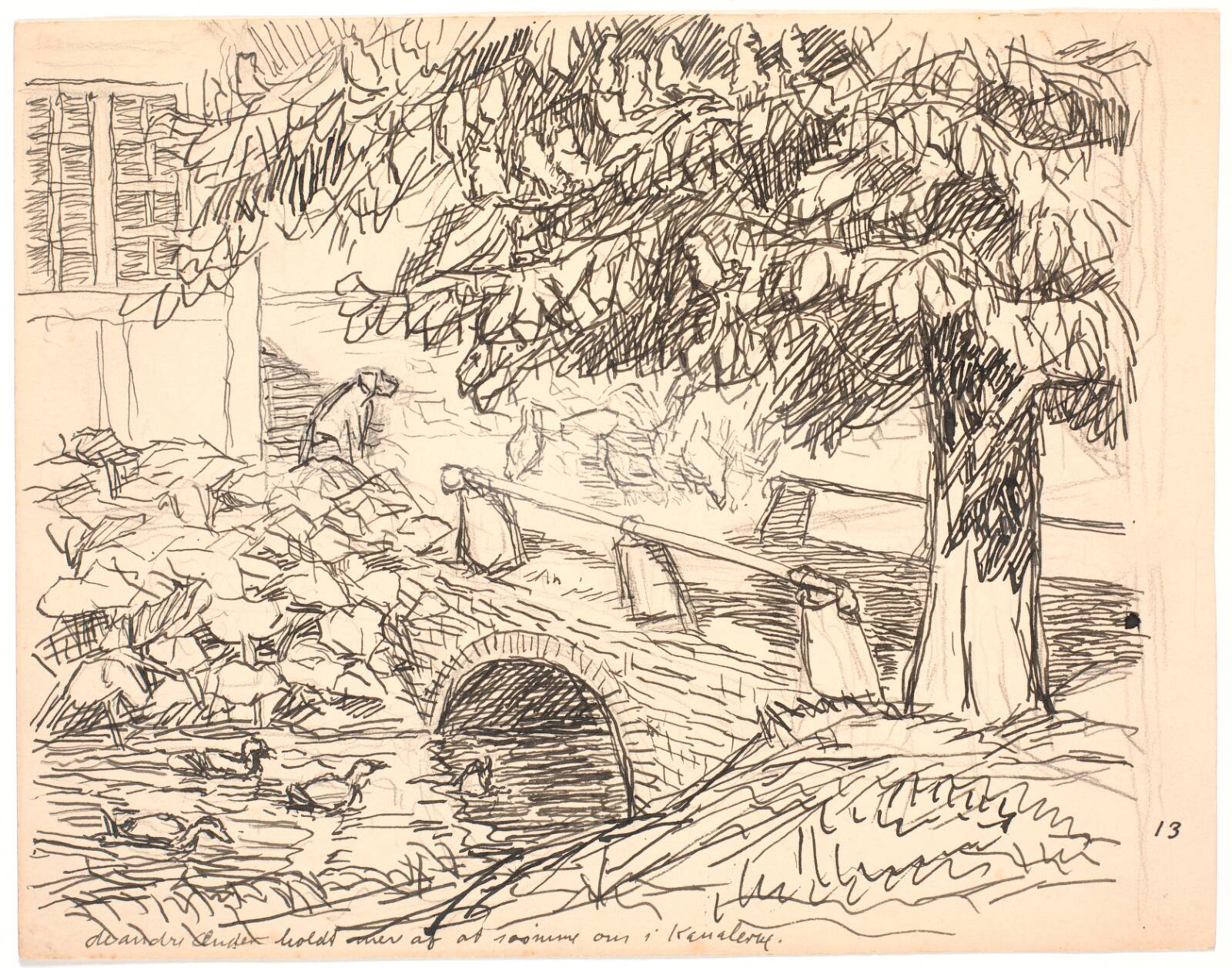 De andre Ænder..., Fritz Syberg, 1928
