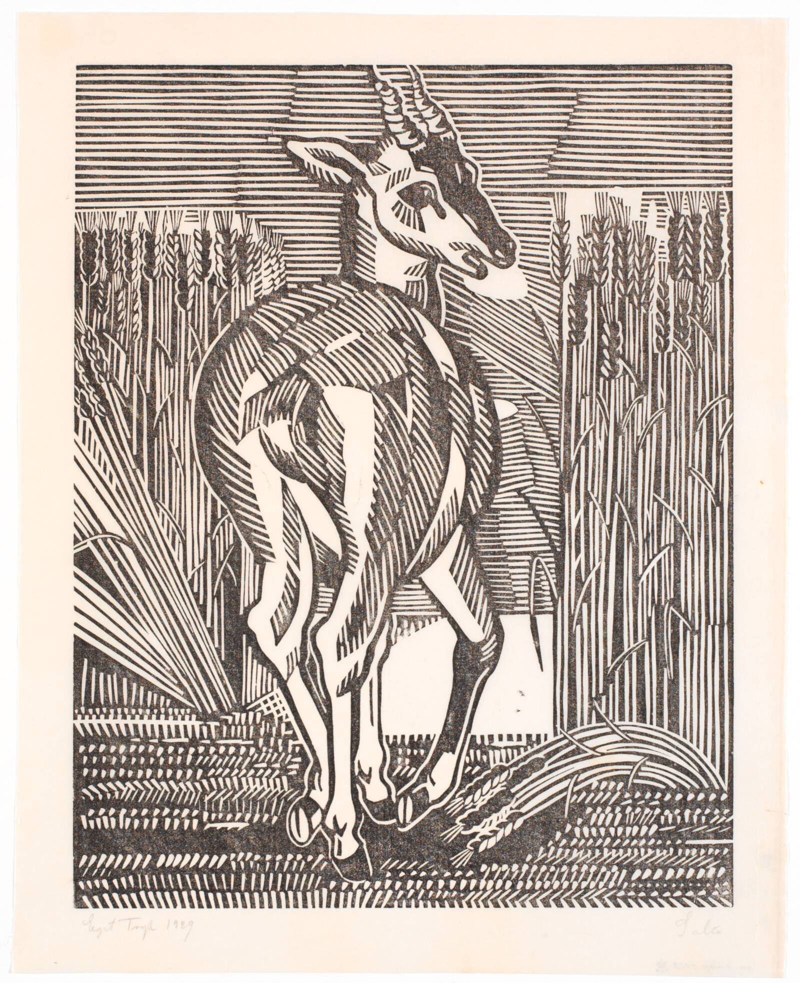 Dådyr, Axel Salto, 1929