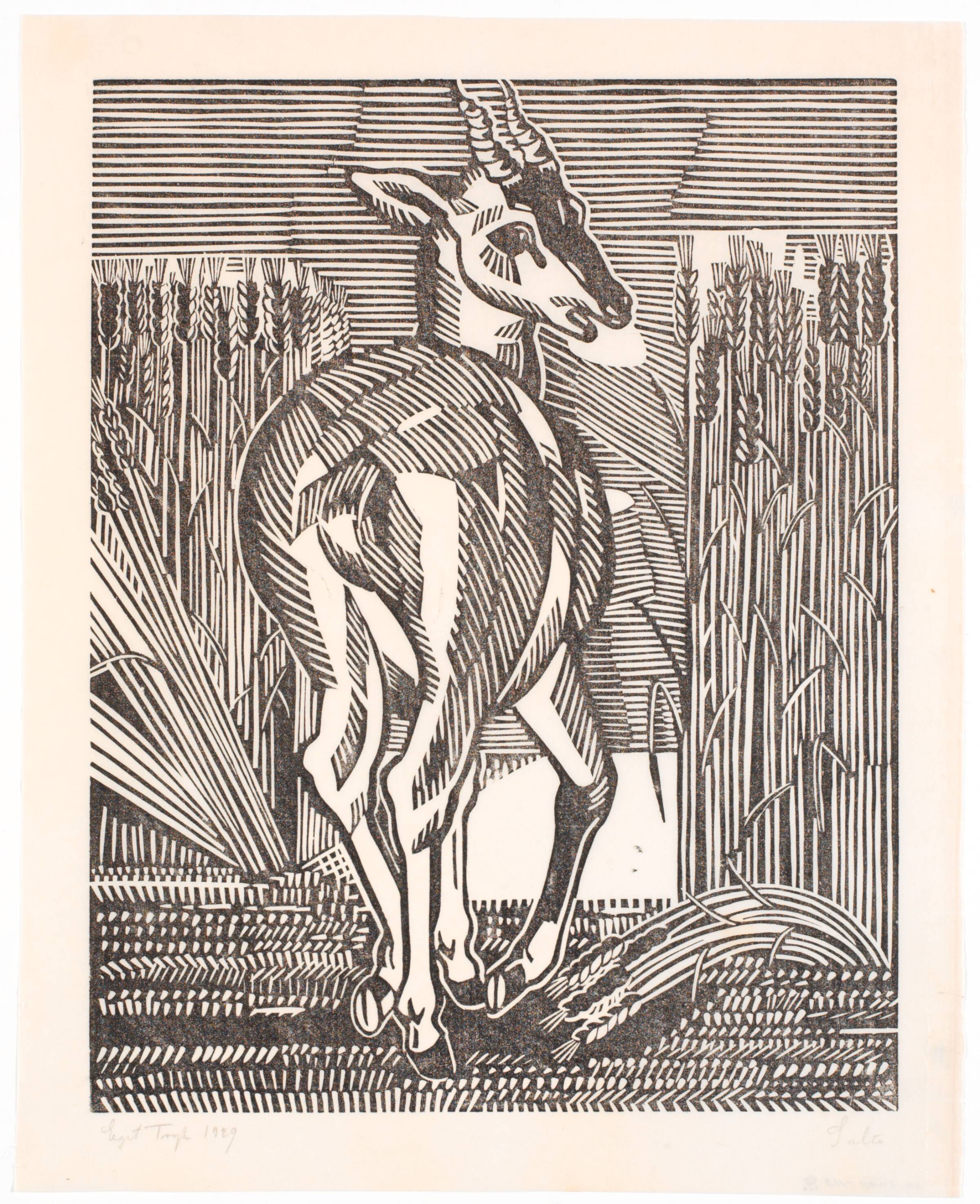 Dådyr, Axel Salto, 1929
