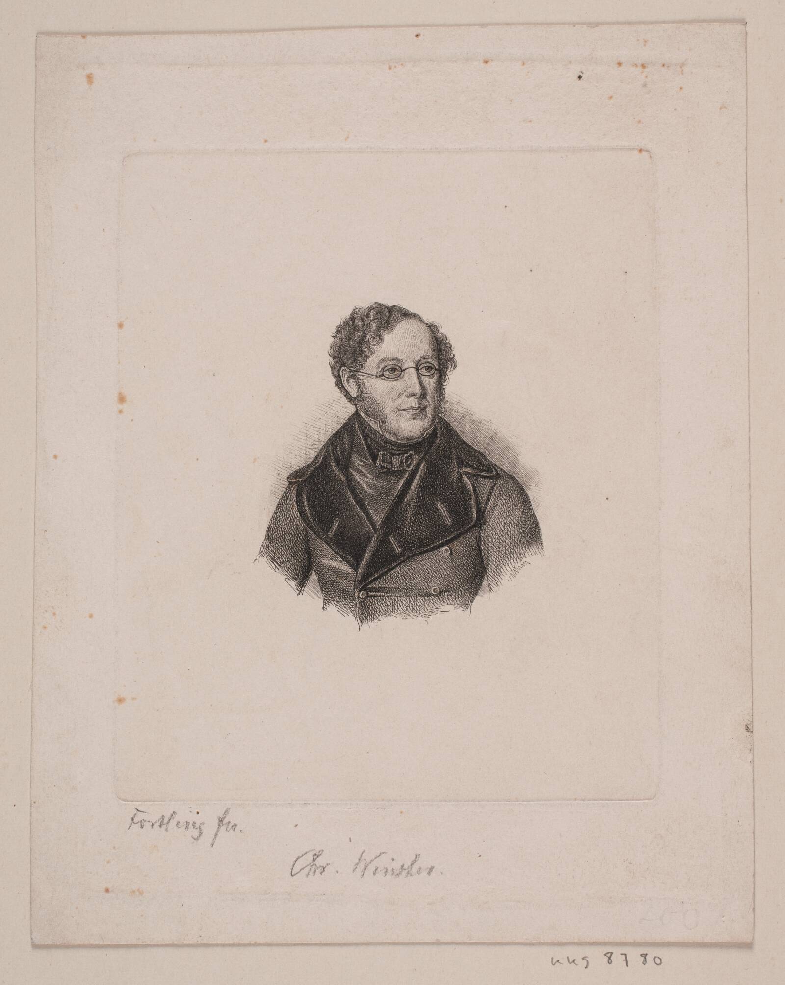 Christian Winther, Edvard Fortling, 1845