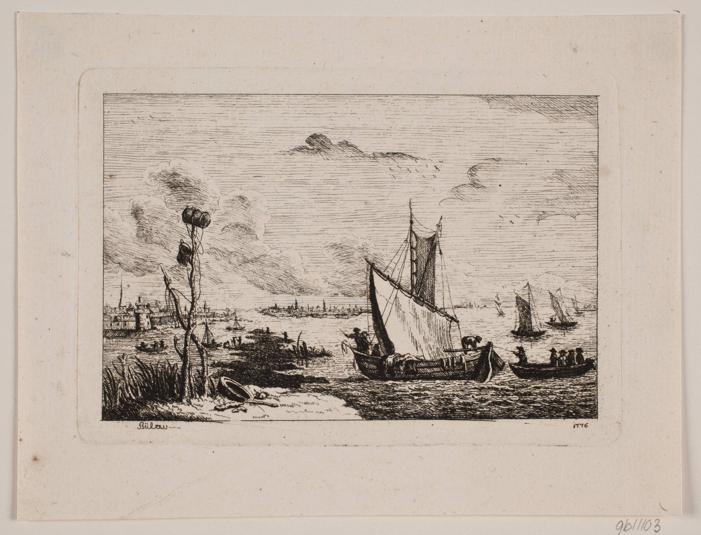 Kystparti, Johan Bülow, 1776