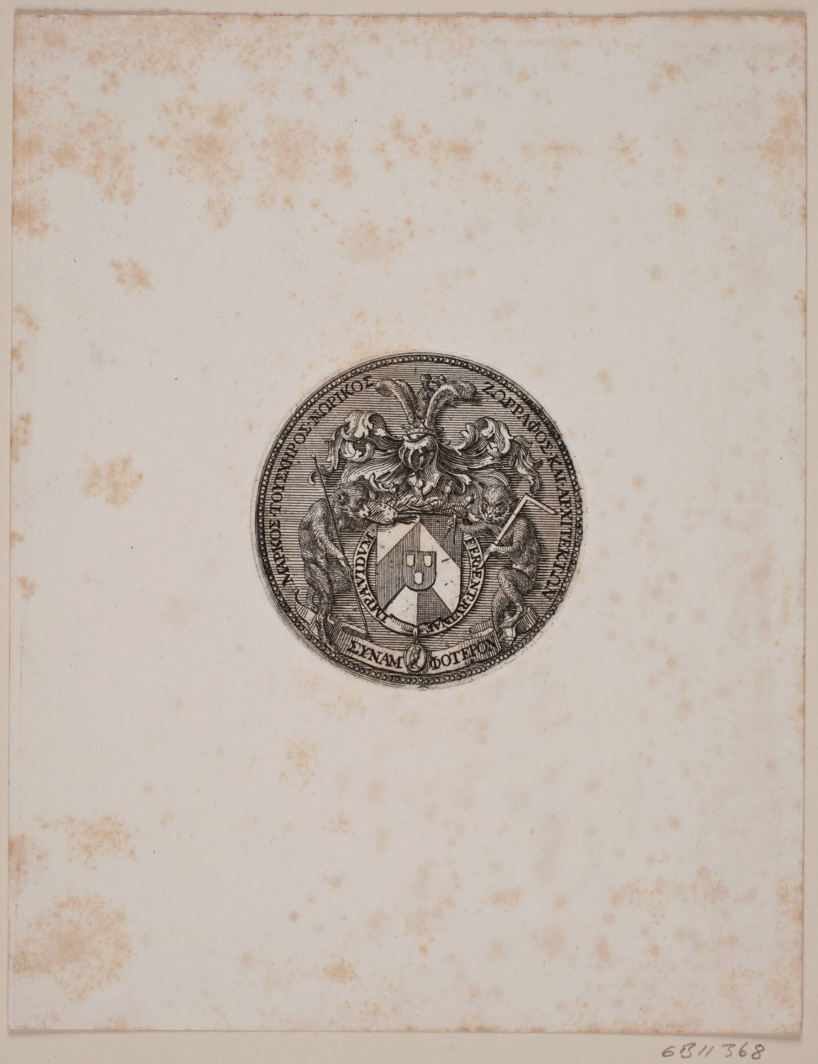 Tuschers våben, Marcus Tuscher, 1725-1749