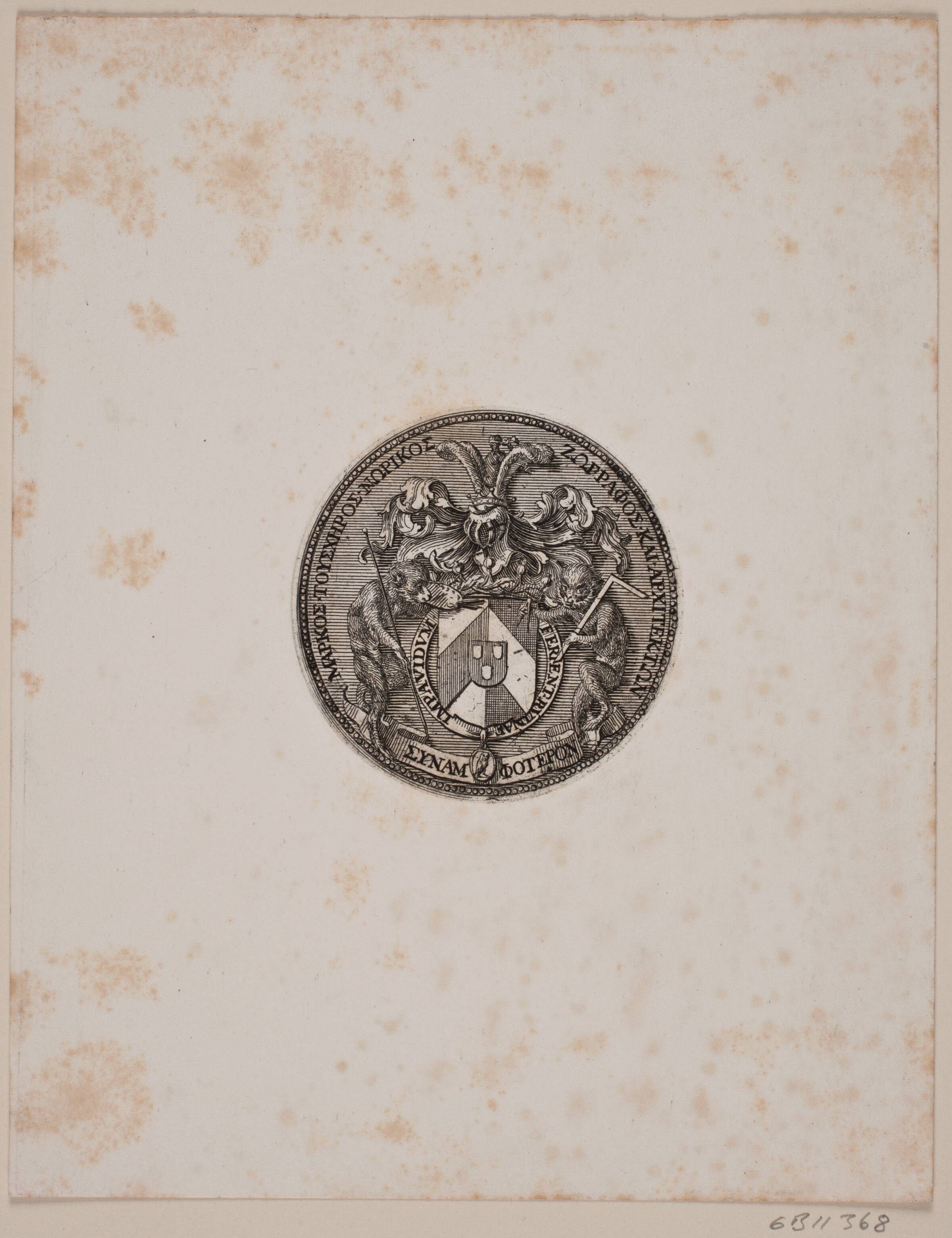 Tuschers våben, Marcus Tuscher, 1725-1749