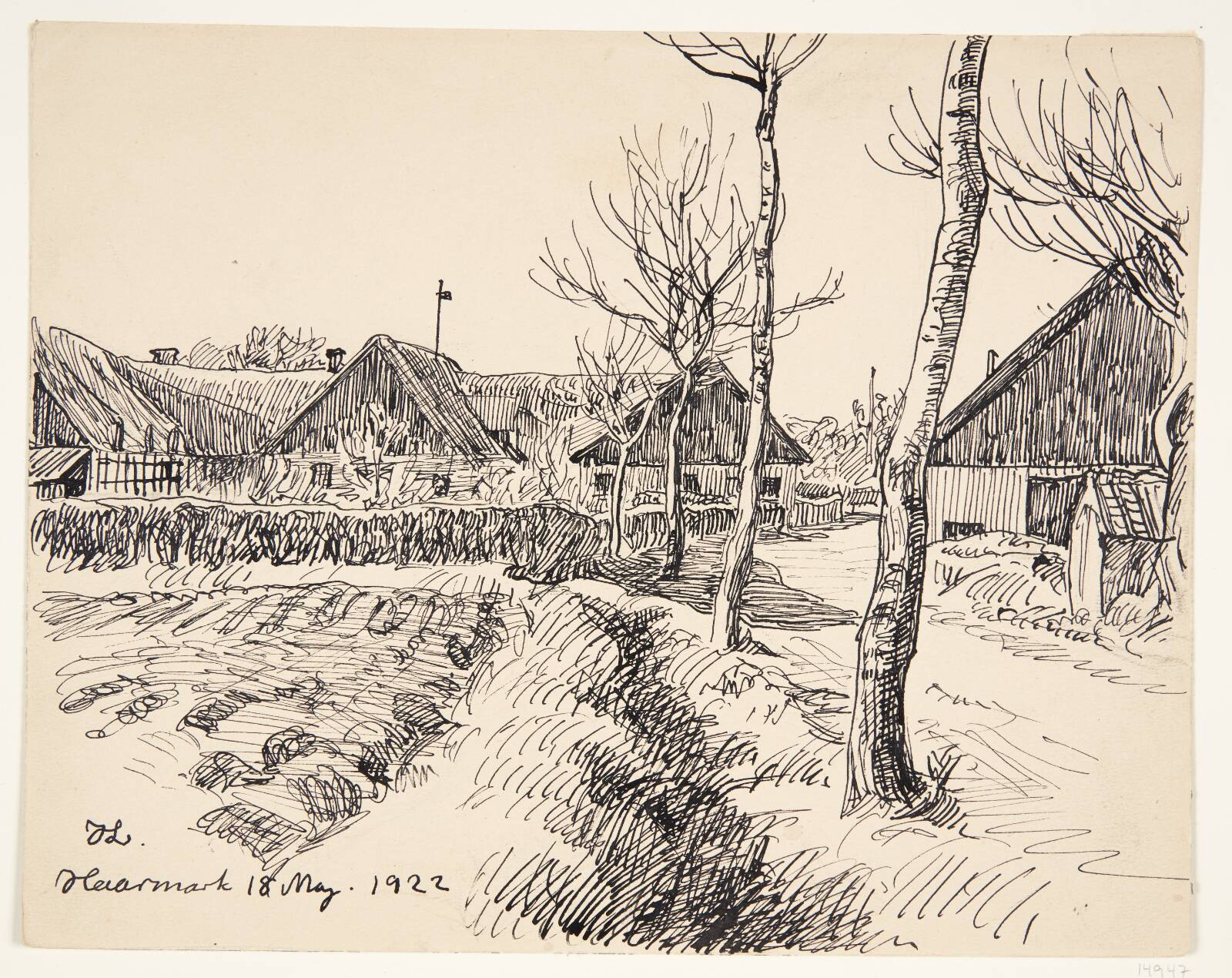 "Haarmark". Samsø, Johannes Larsen, 1922