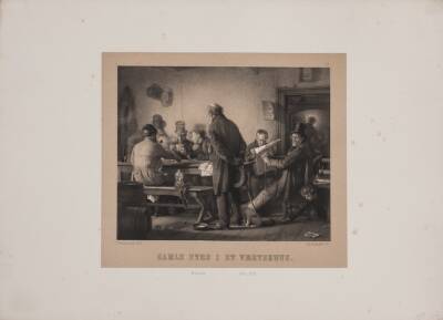 Gamle fyre i et værtshus
