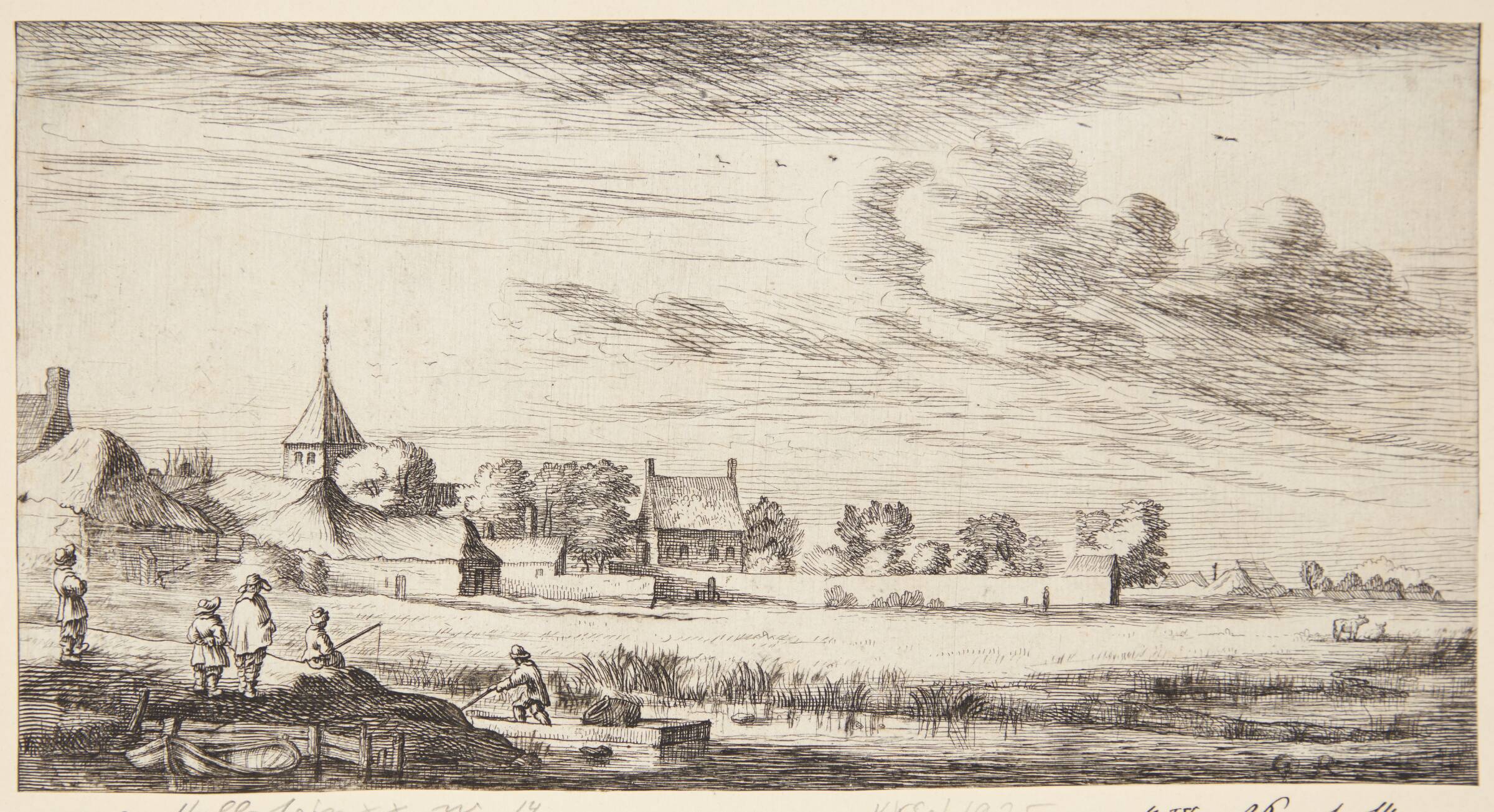 Sloterdijk set fra vest, Geertruyt Roghman, 1625-1657