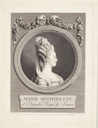 Portræt af Marie-Antoinette