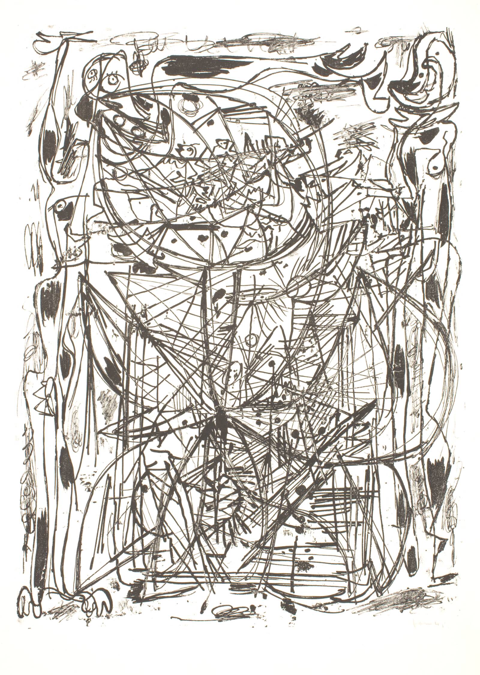Uden titel, Asger Jorn, 1945