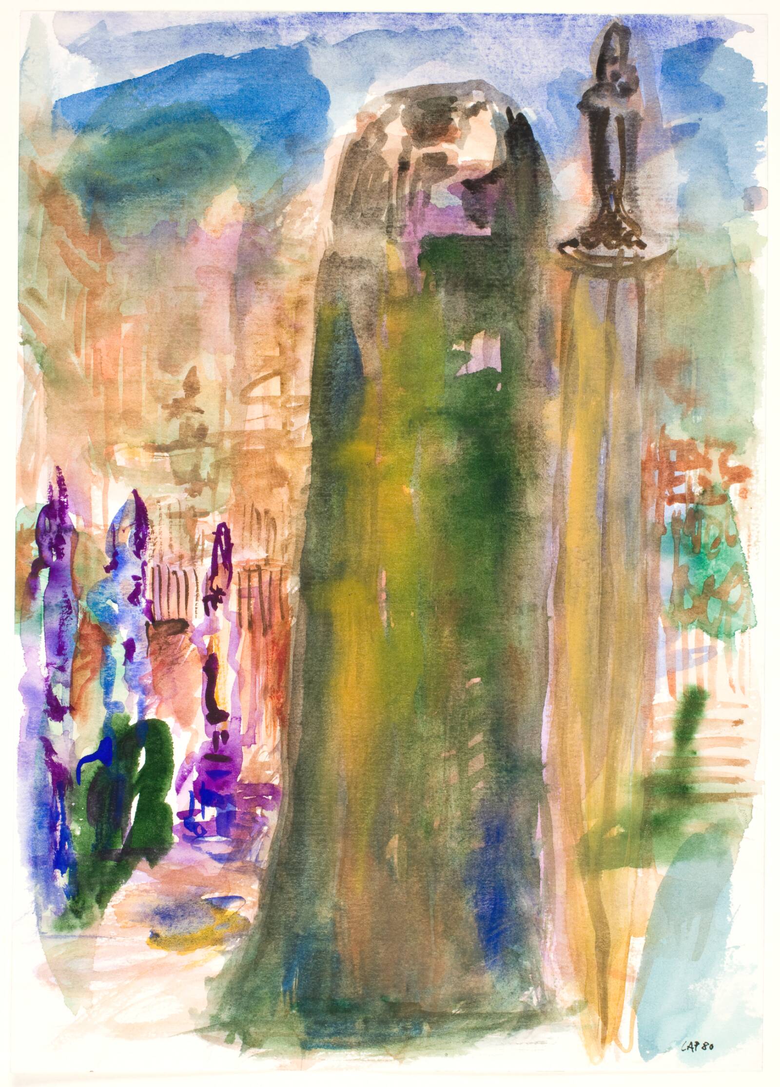 Akvarel, Lene Adler Petersen, 1980
