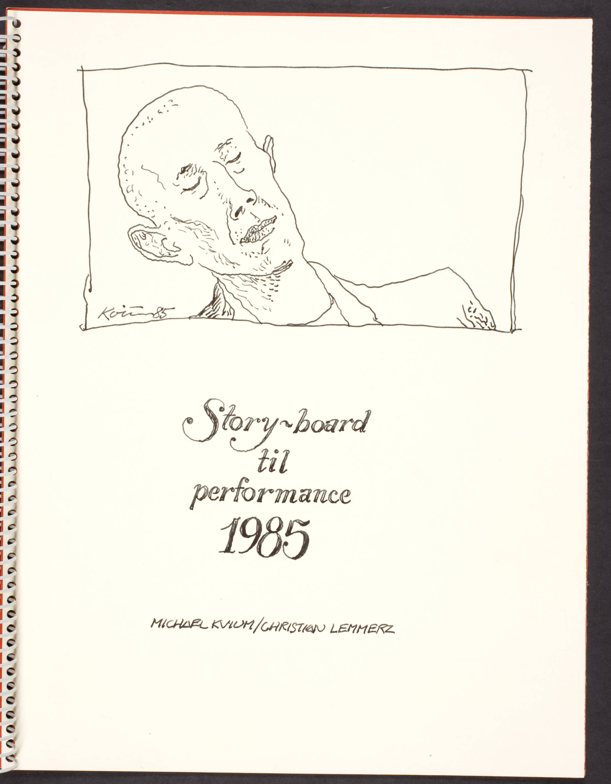 Uden titel, Christian Lemmerz, 1985