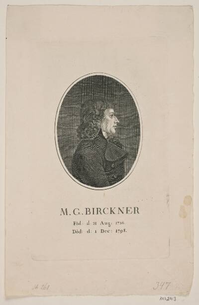 Portræt af Michael Gottlieb Birckner