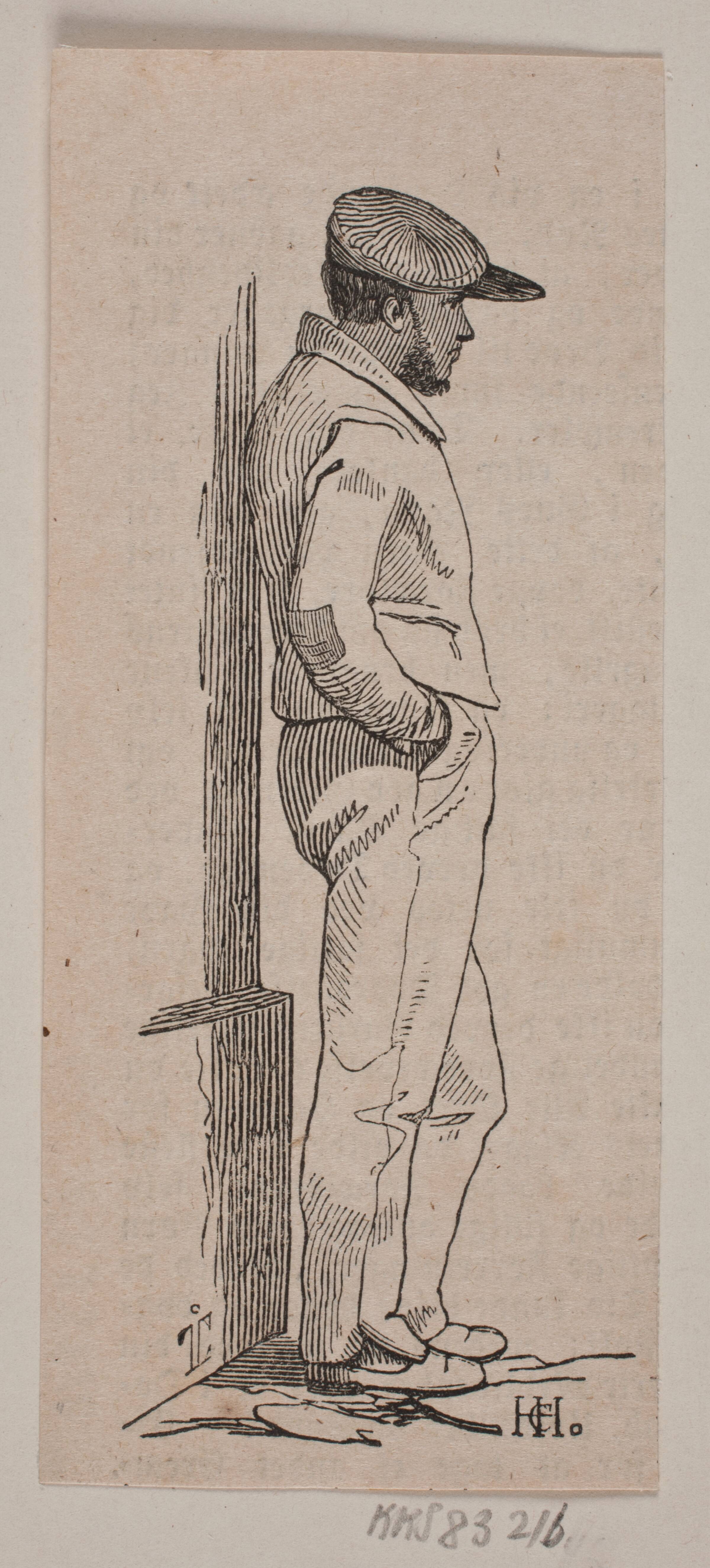 Den unge Betler, H.C. Henneberg, 1843