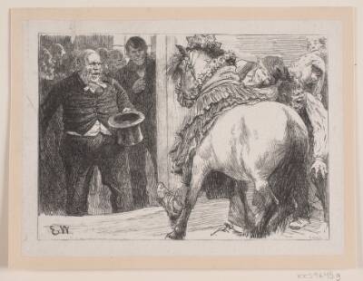Illustration til "Herremandsbruden"