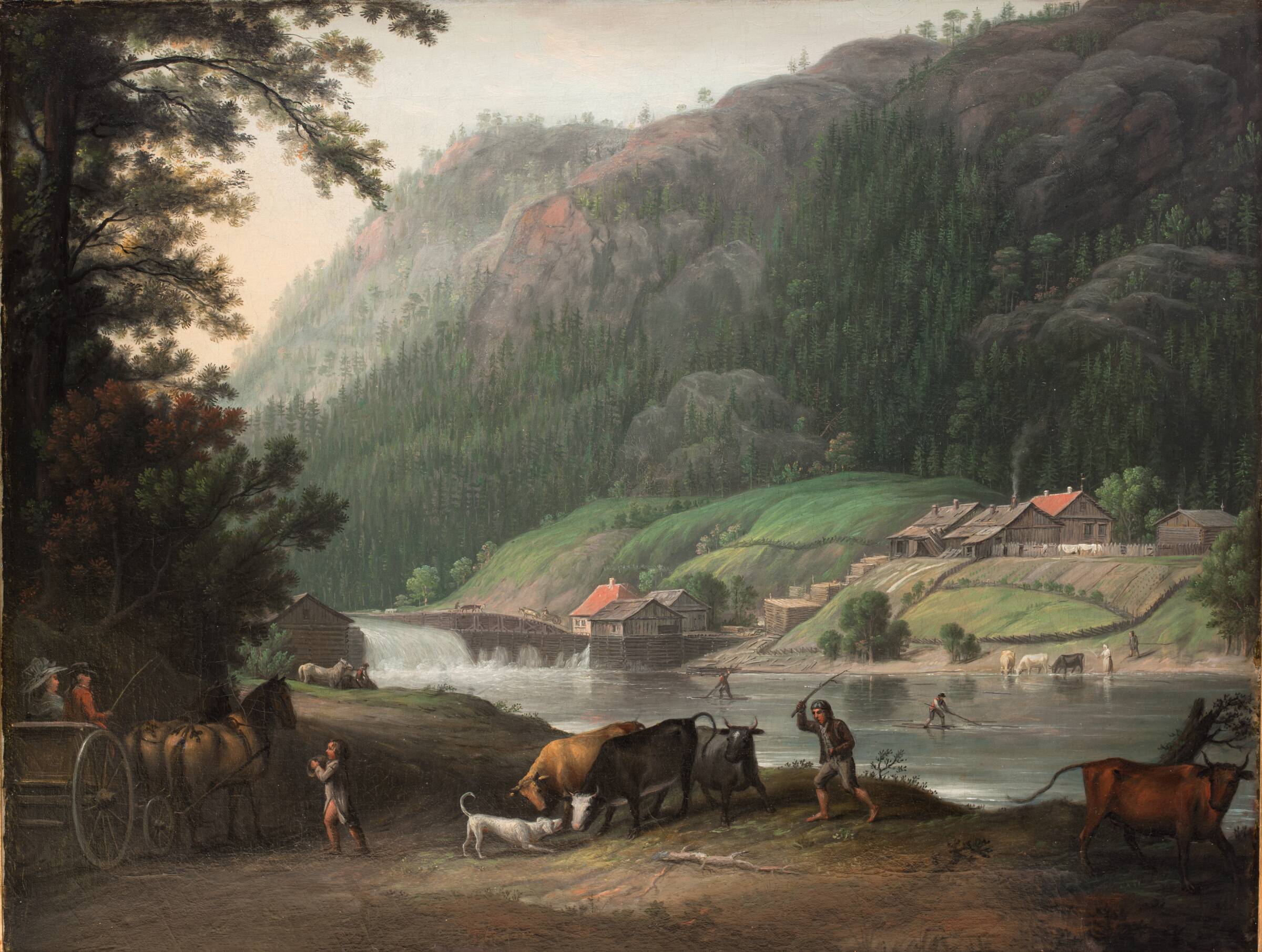Tistedalen ved Frederikshald i Norge, Erik Pauelsen, 1788
