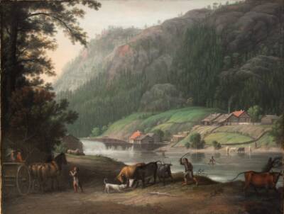 Tistedalen ved Frederikshald i Norge