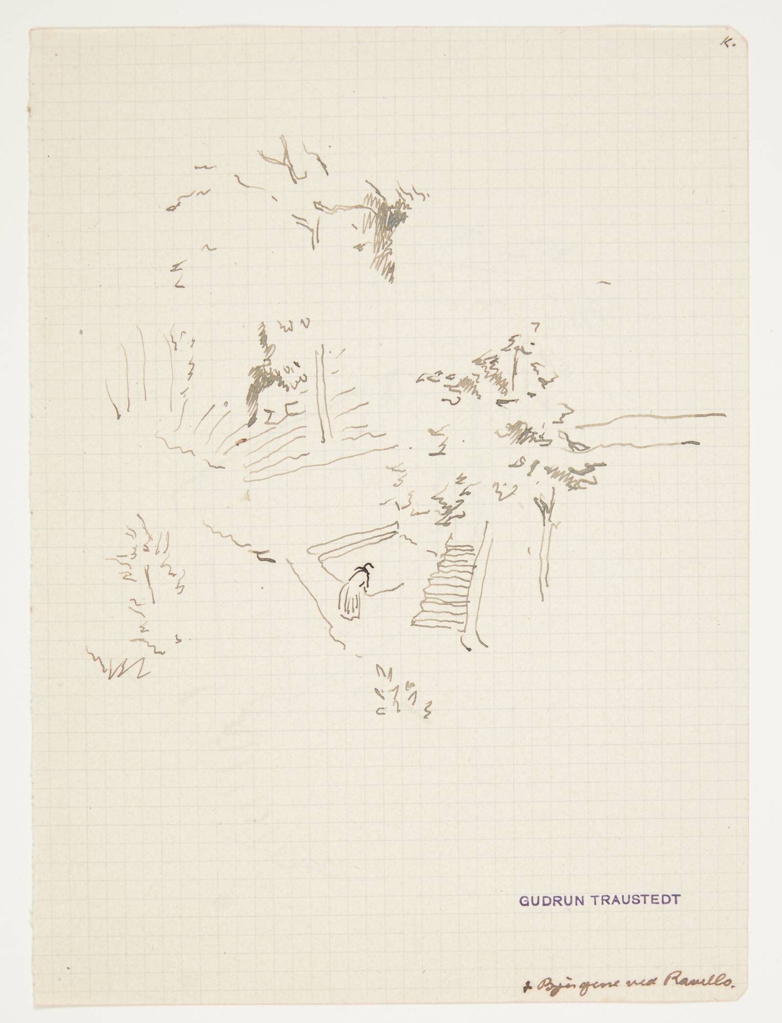 Bjergene ved Ravello, Traustedt, Gudrun, 1920-1924