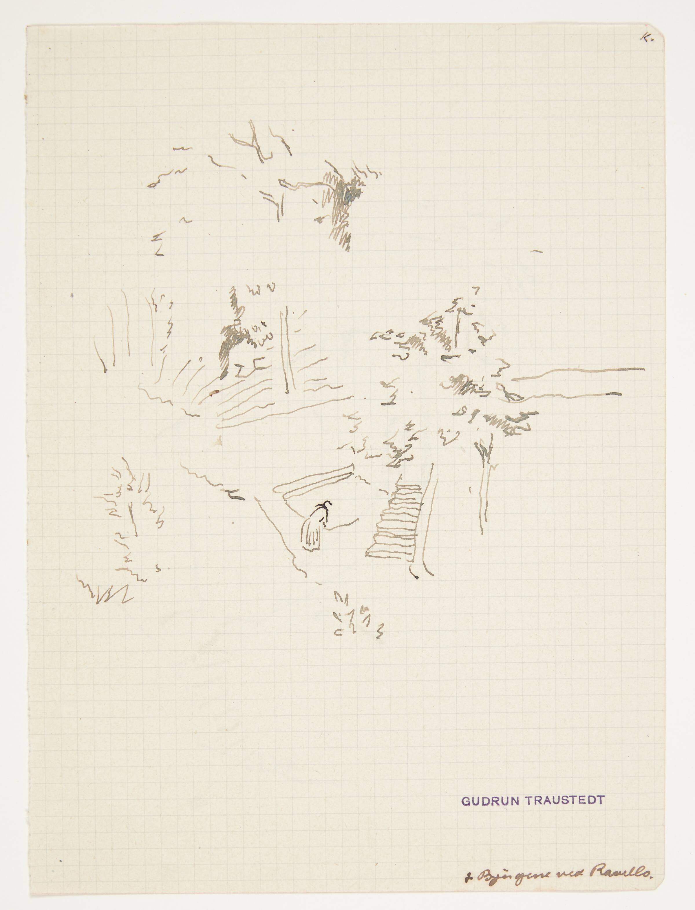 Bjergene ved Ravello, Traustedt, Gudrun, 1920-1924