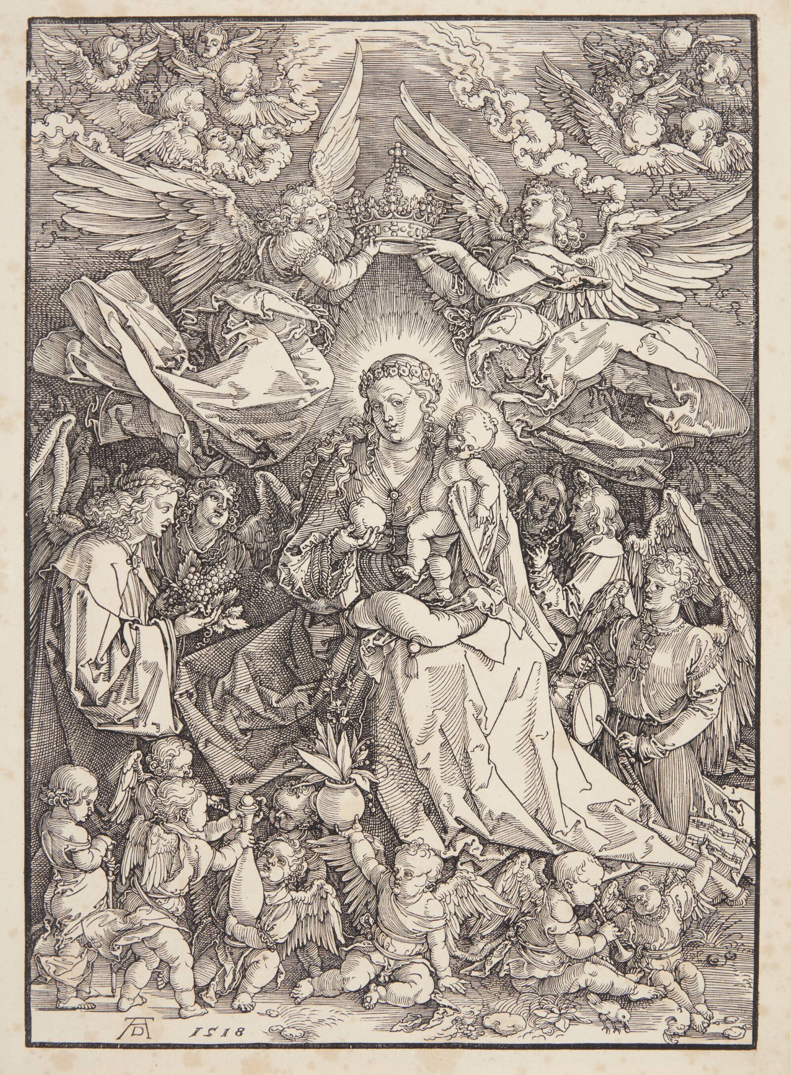 Madonna, englenes dronning, Albrecht Dürer, 1518
