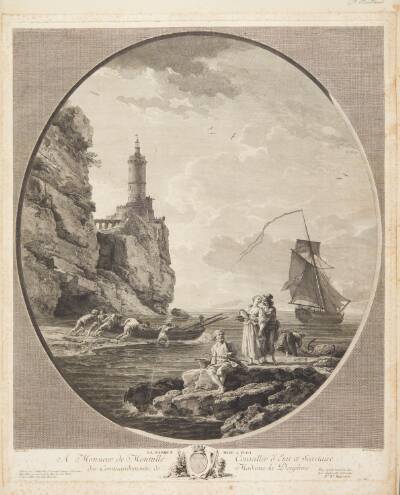 Robåden sættes i vandet (La Barque mise a flot)