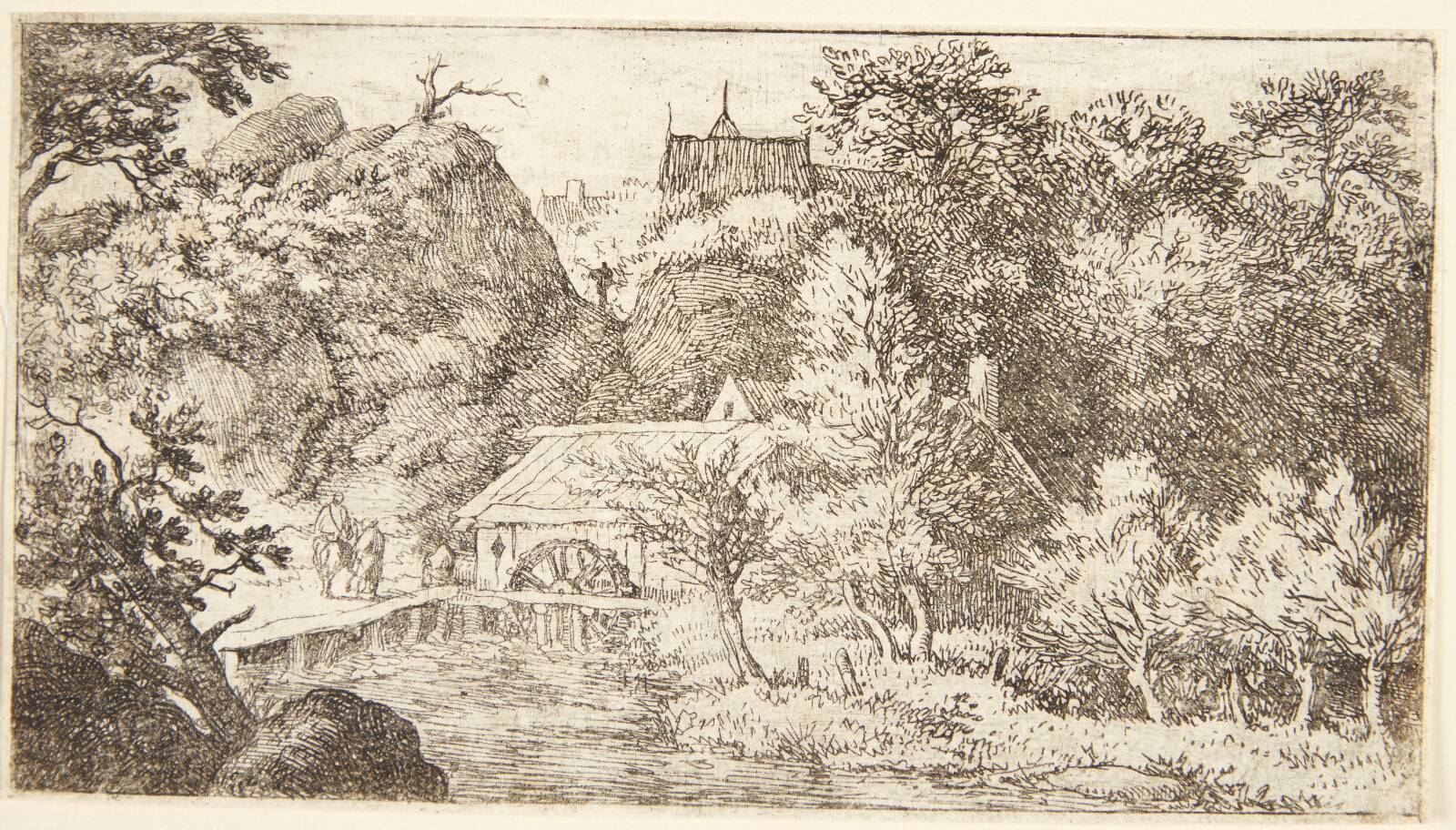 Vandmøllen, Allaert van Everdingen, 1621-1675