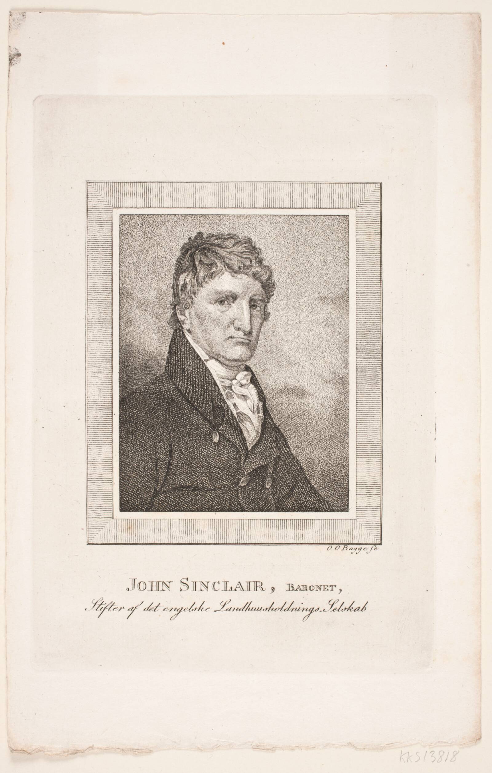 John Sinclair. Baronet, Oluf Olufsen Bagge, 1780-1836
