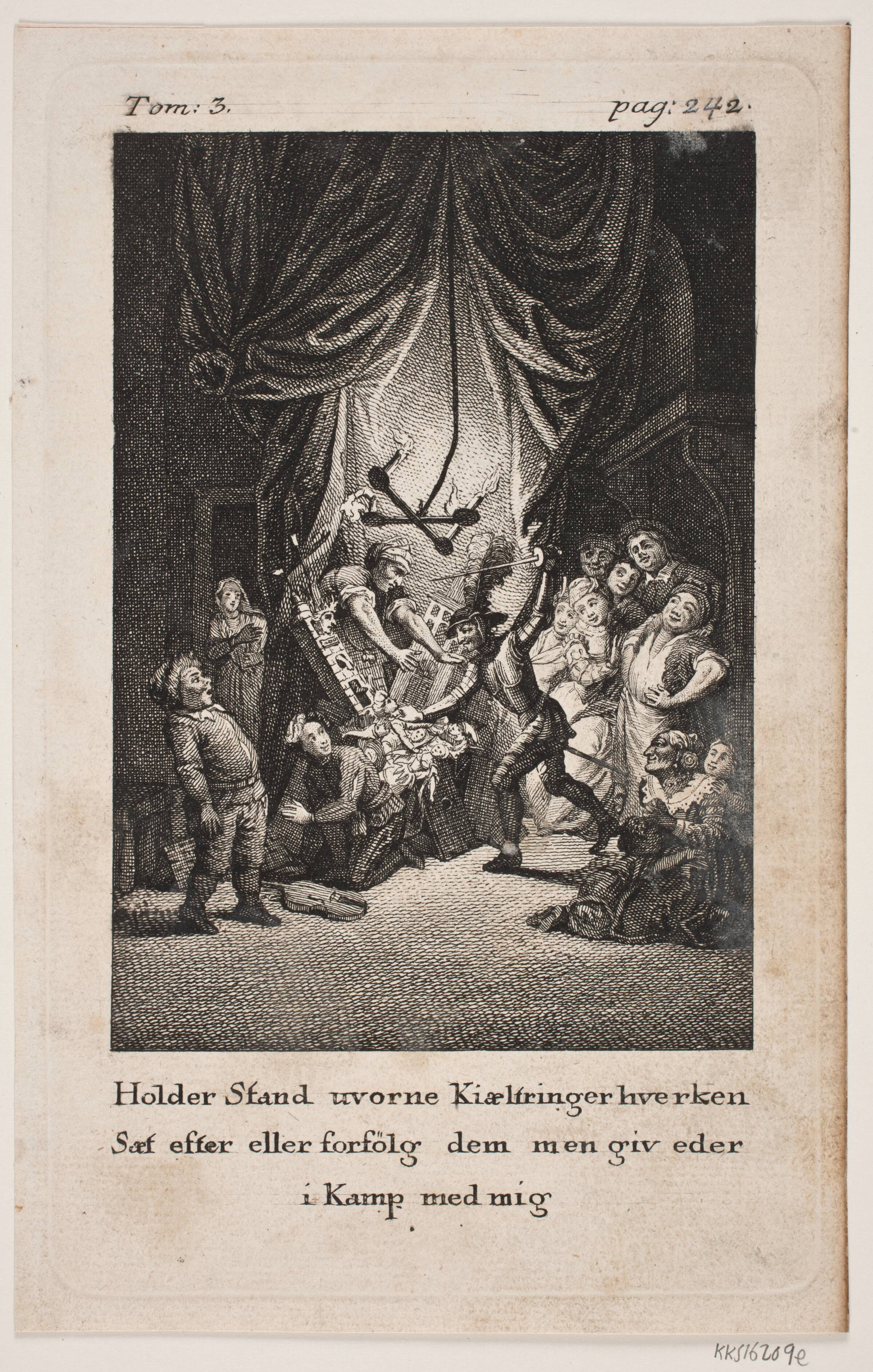Illustration til Don Quixote, Georg Haas, 1776-1777