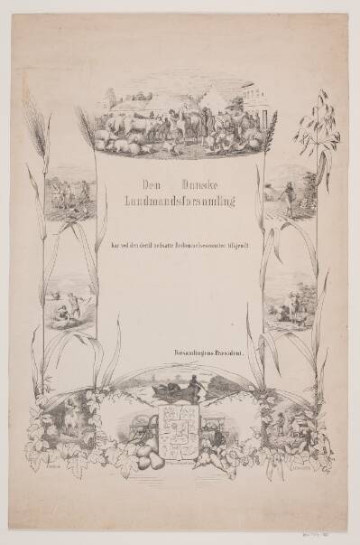 Bedømmelsesblad fra Den danske Landmandsforsamling