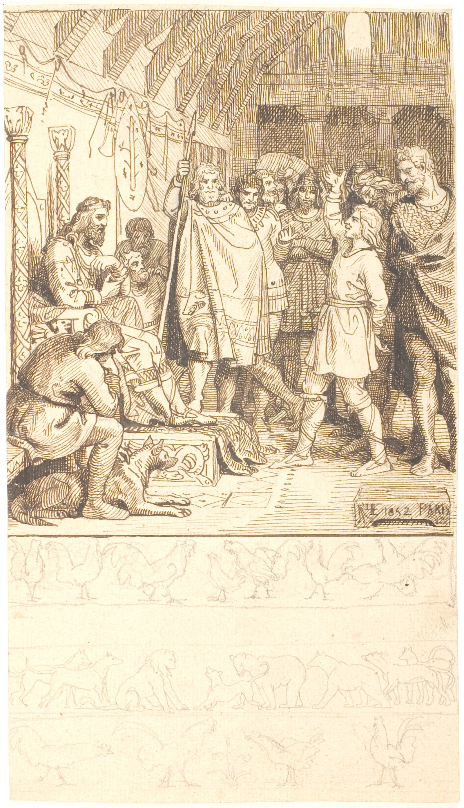 Rolf og Viggo, Lorenz Frølich, 1852