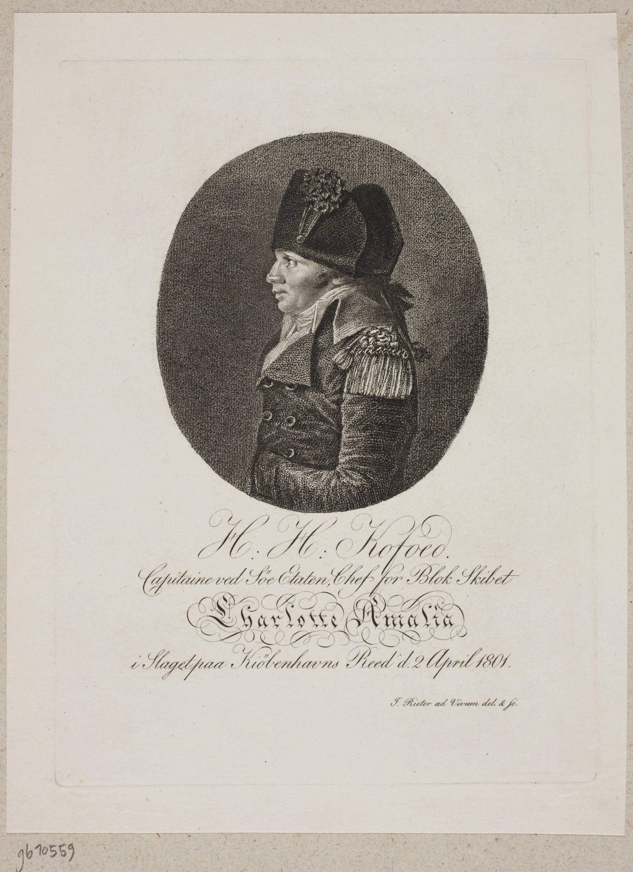 H. H. Kofoed, Jacob Rieter, 1758-1823