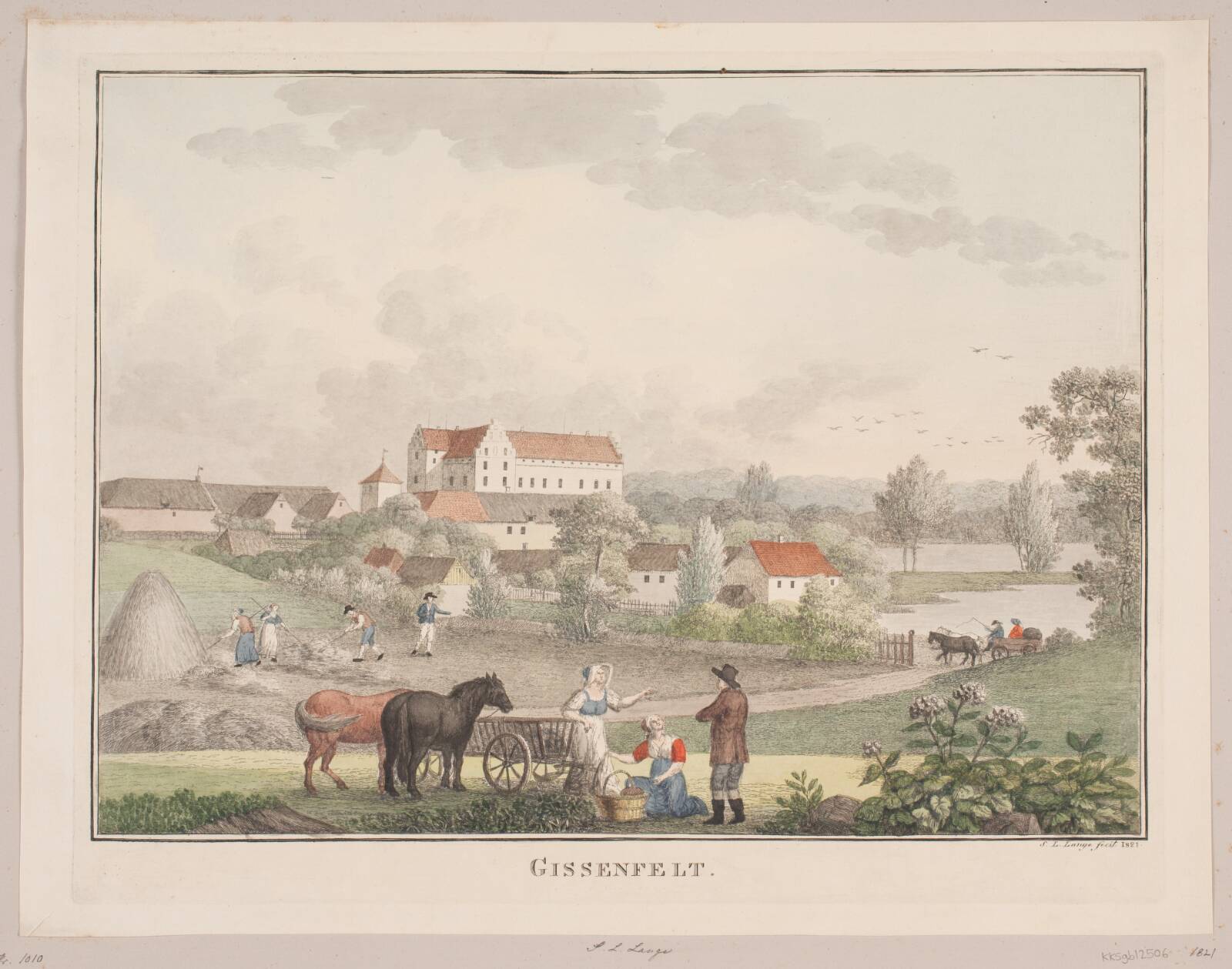 Gisselfeld, Søren L. Lange, 1821