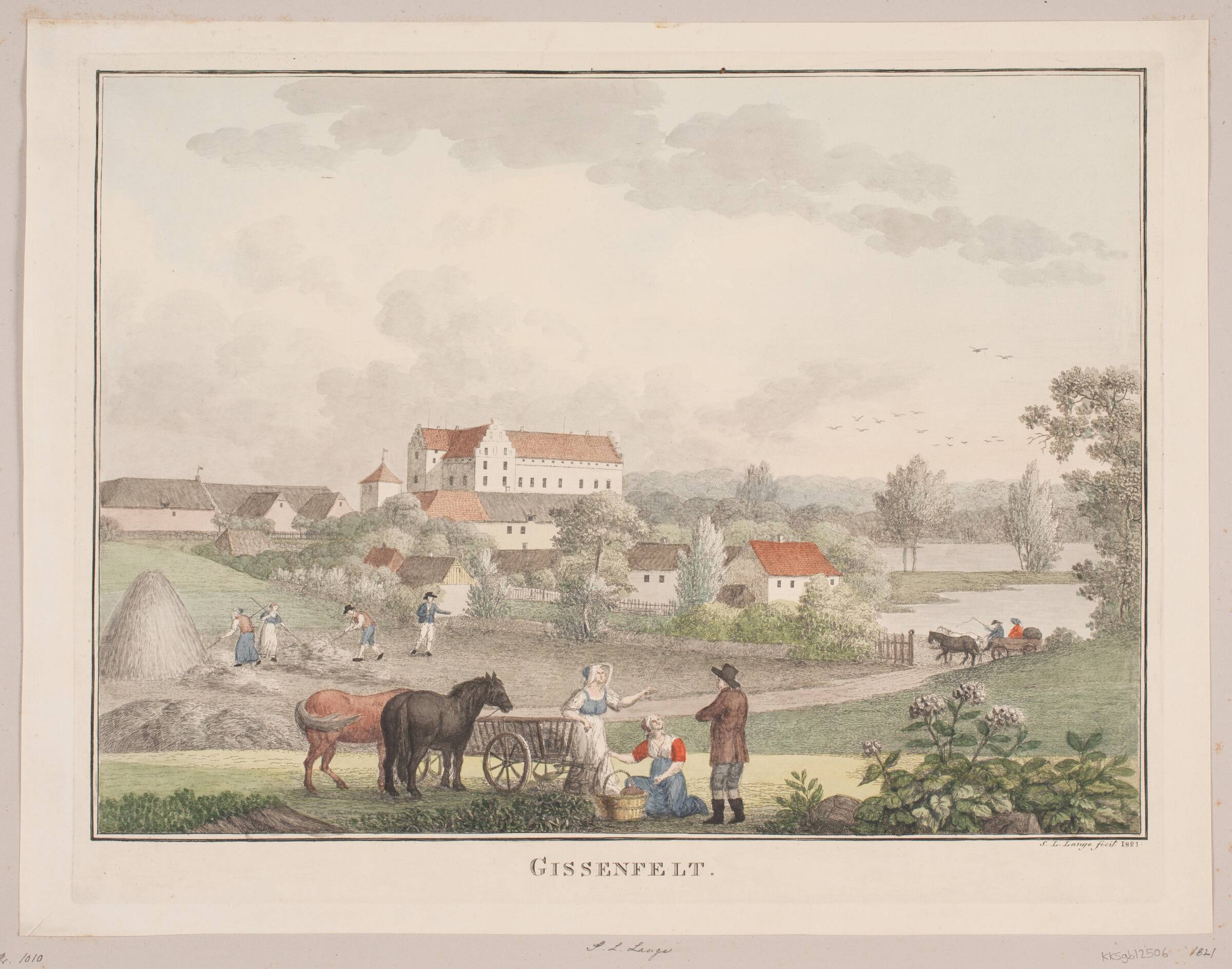 Gisselfeld, Søren L. Lange, 1821