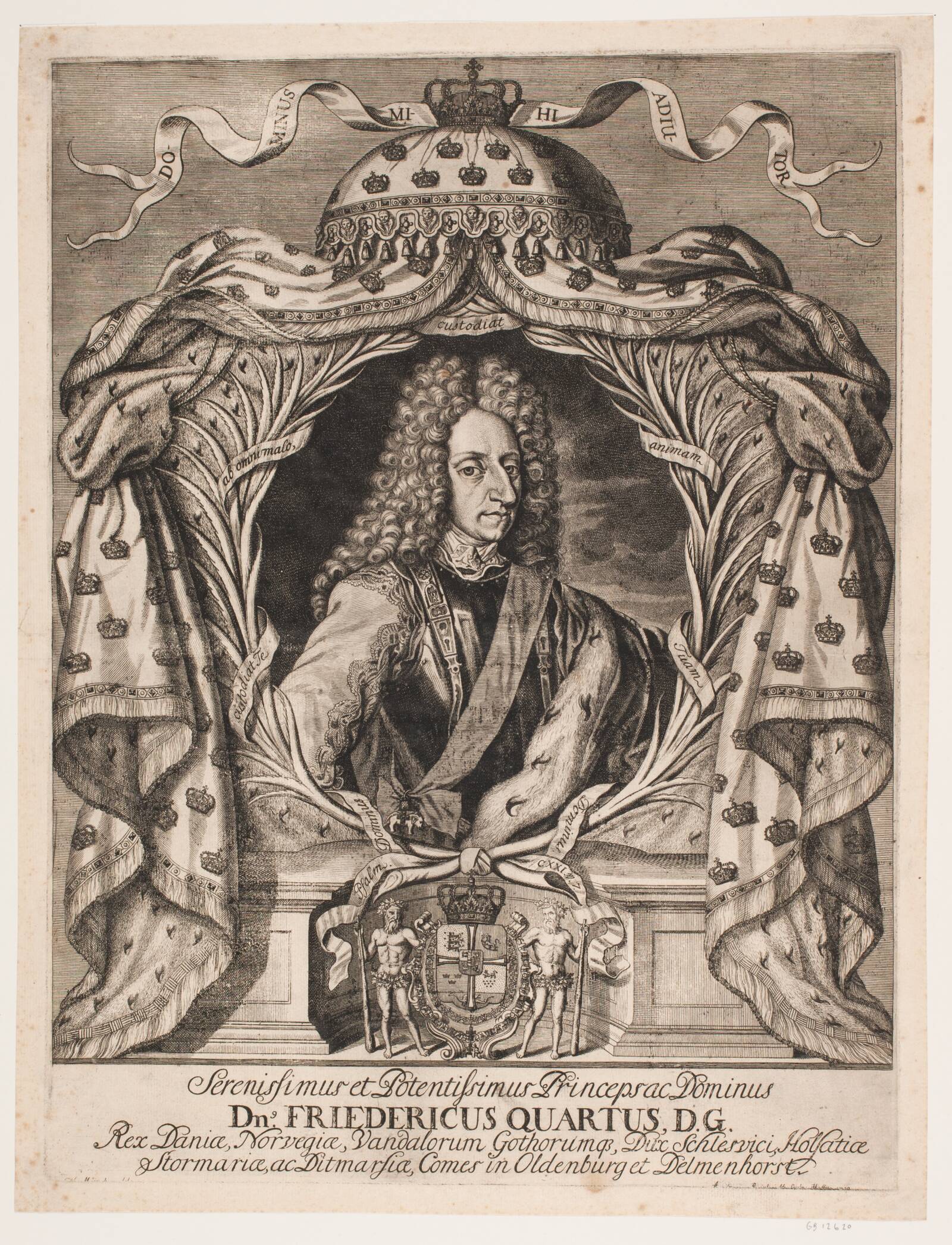 Kong Frederik IV, Andreas Reinhardt, 1712