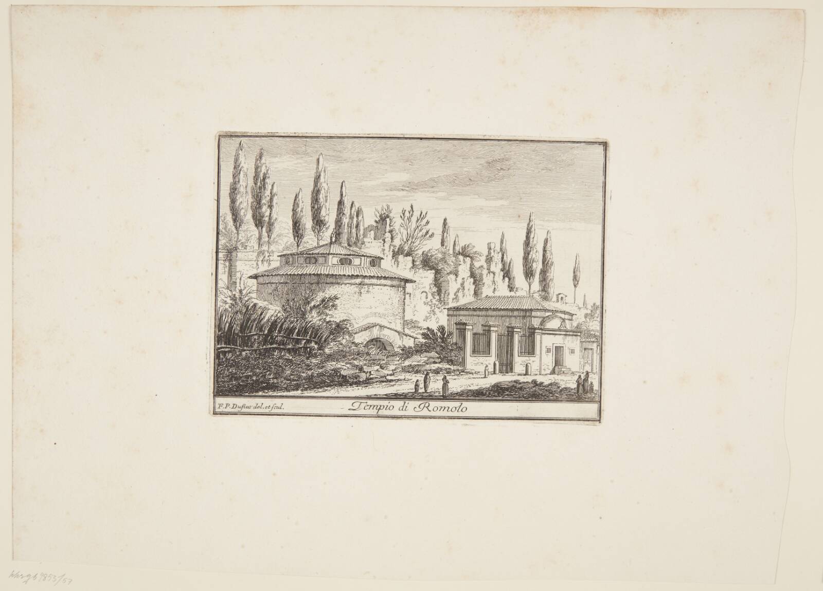 Romulustemplet, Philothée-Francois Duflos, 1748-1751