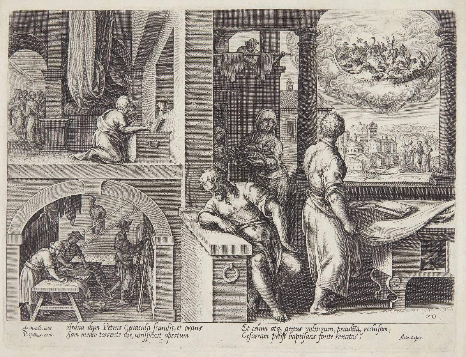 Peters åbenbaring, Philips Galle, 1582