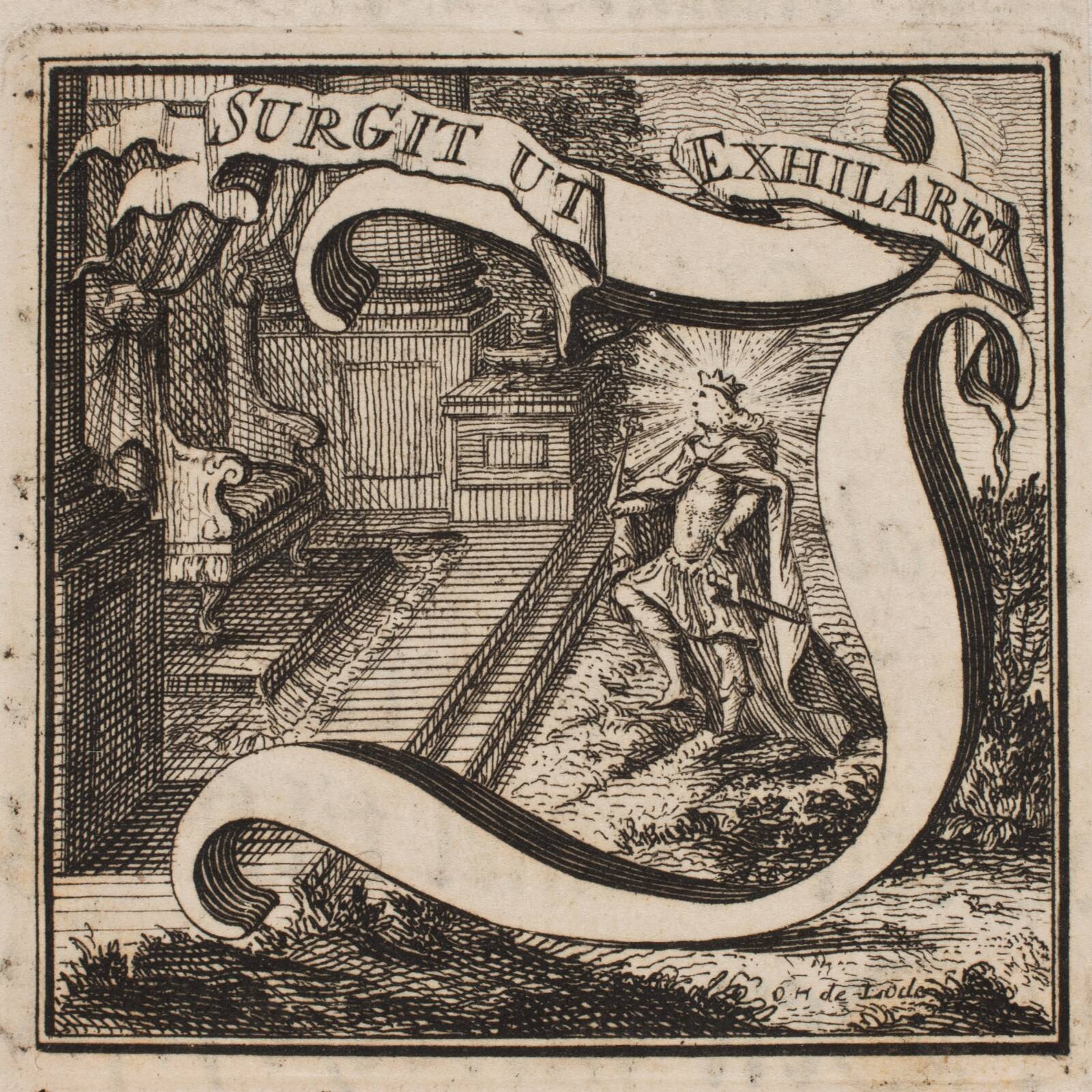 Initial til Frederik IV's Salvingsakt, Odvardt Helmoldt de Lode, 1749