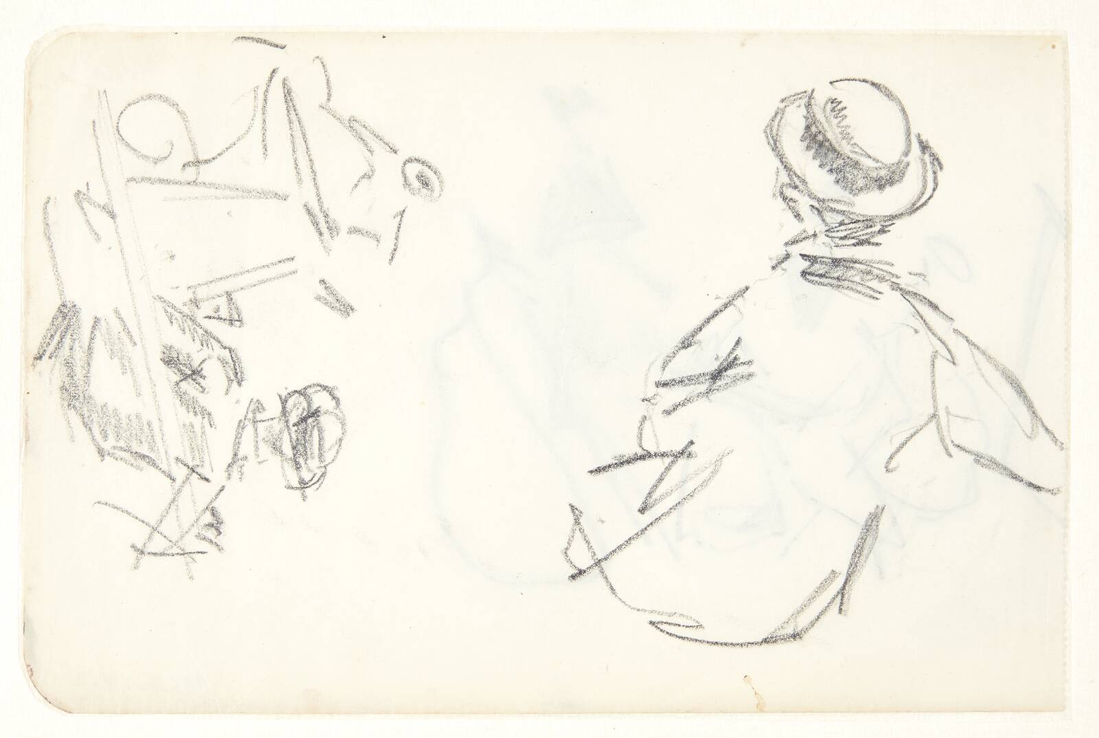 Figurstudier til Langelinie-billedet, Edvard Weie, 1923-1924