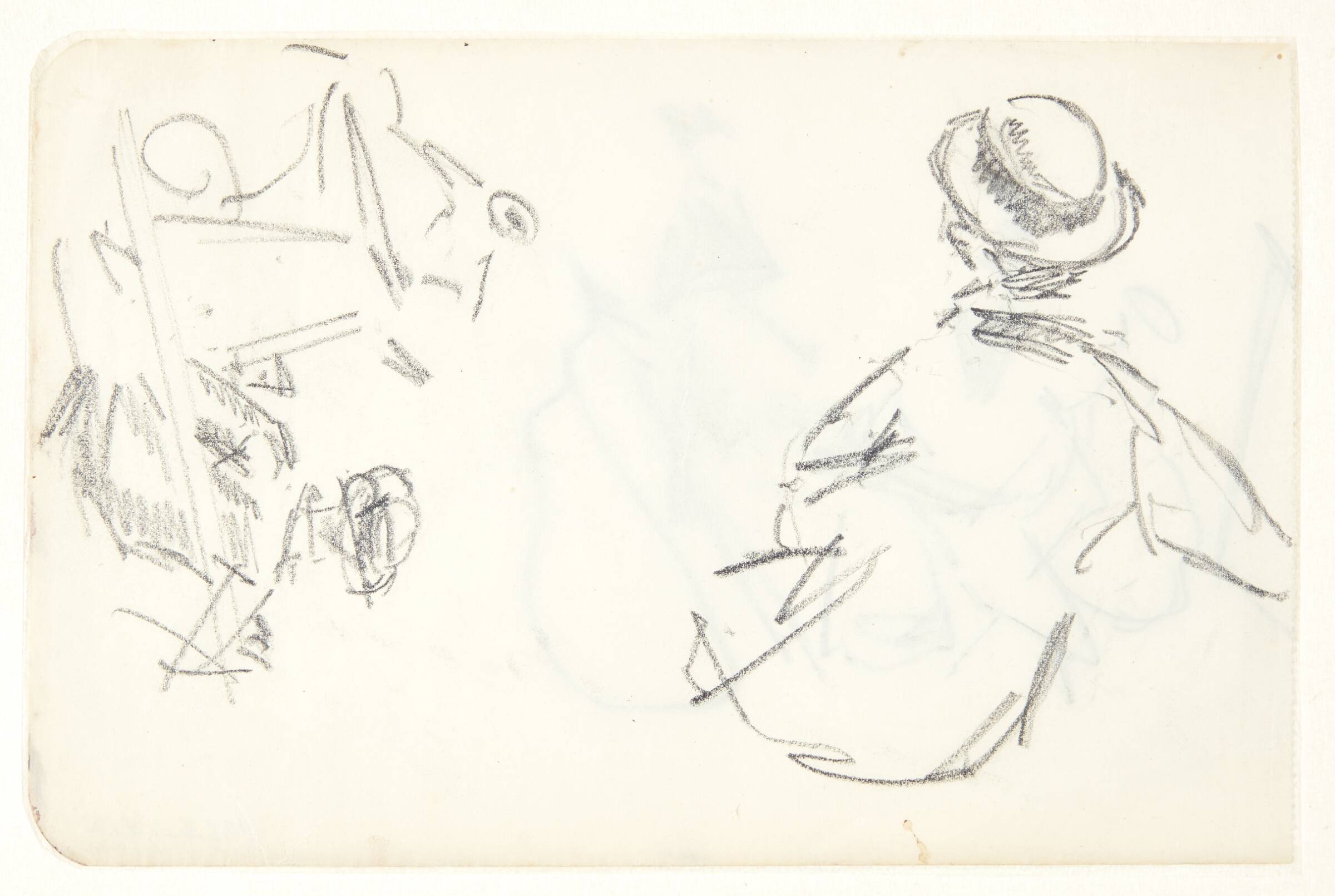 Figurstudier til Langelinie-billedet, Edvard Weie, 1923-1924