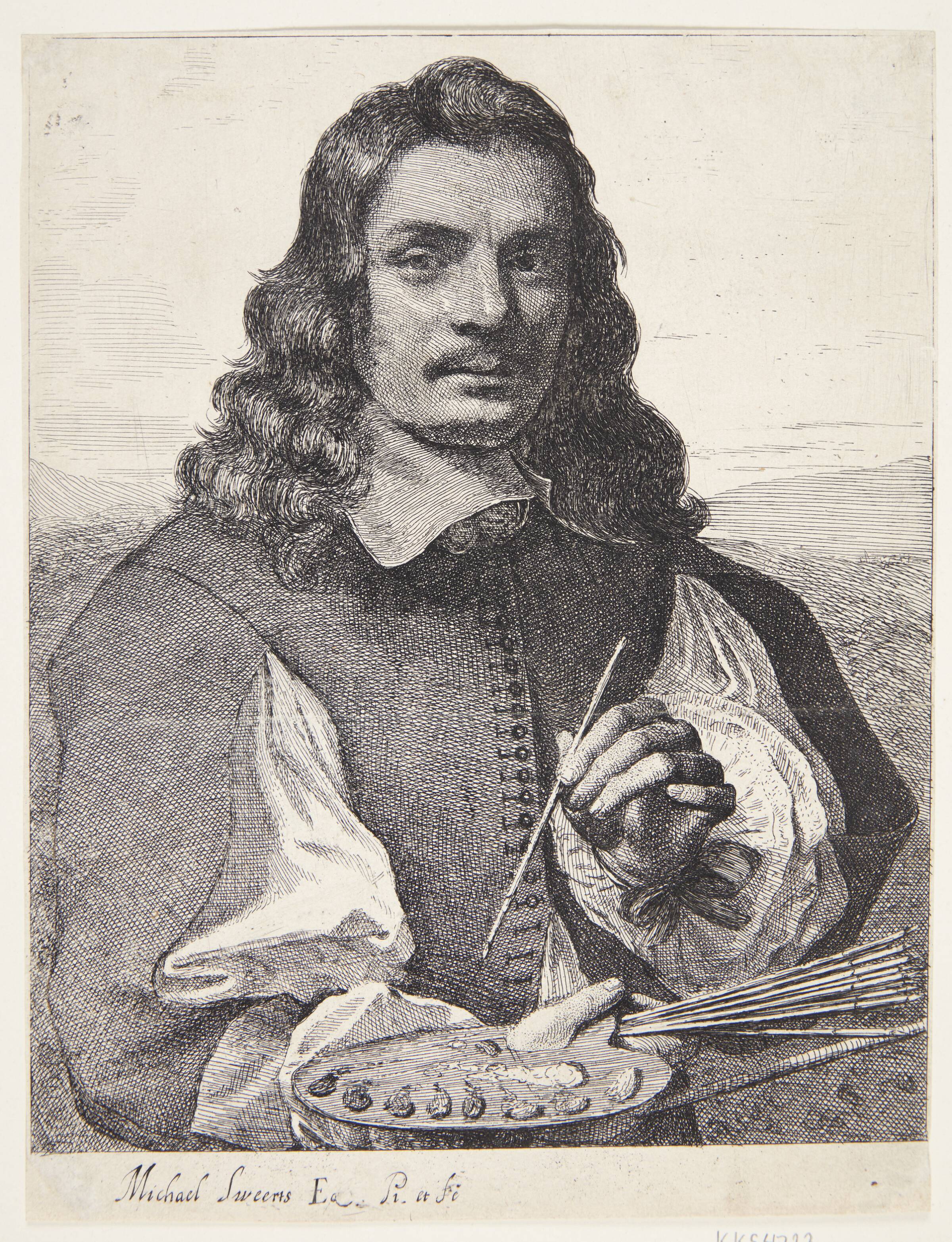 Selvportræt, Michael Sweerts, 1618-1664