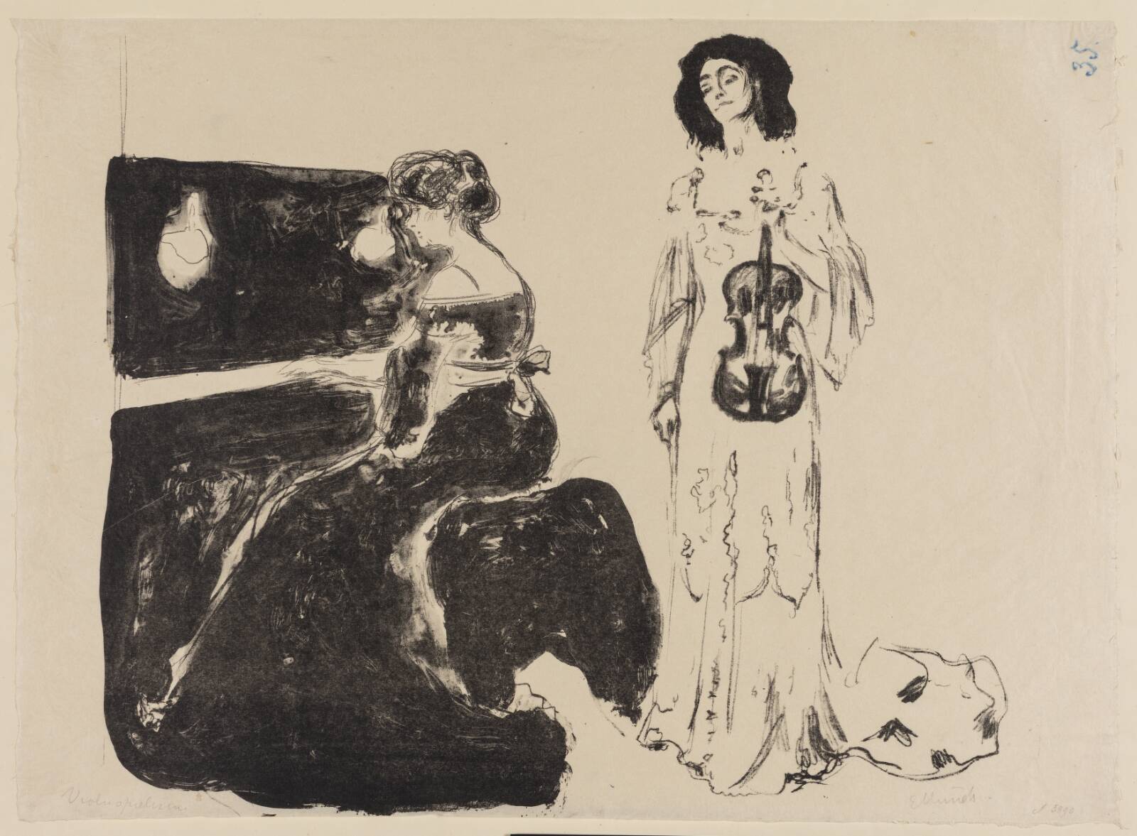 Violinkoncert, Edvard Munch, 1903