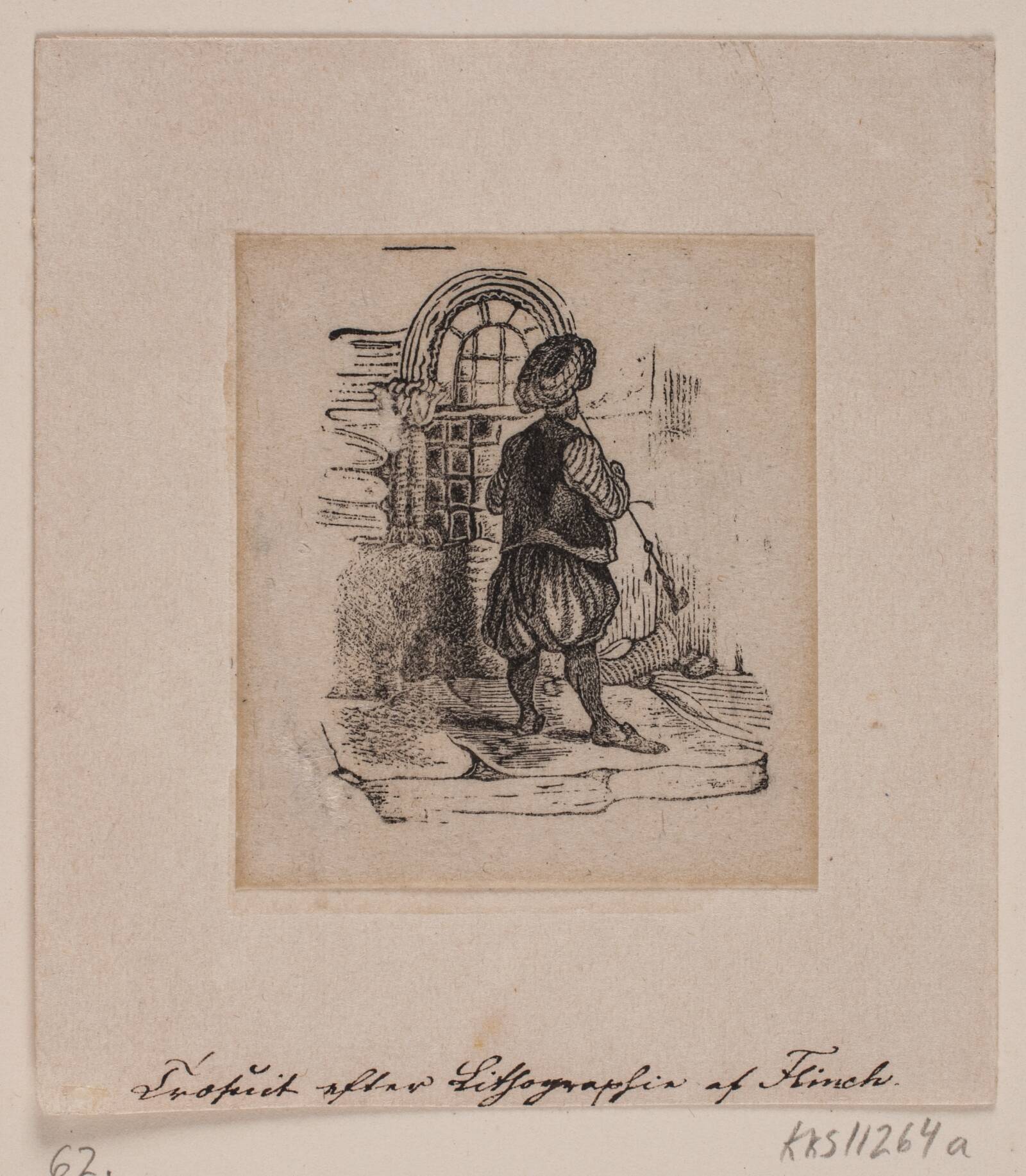 En græker (efter litografi), Andreas Flinch, 1813-1872