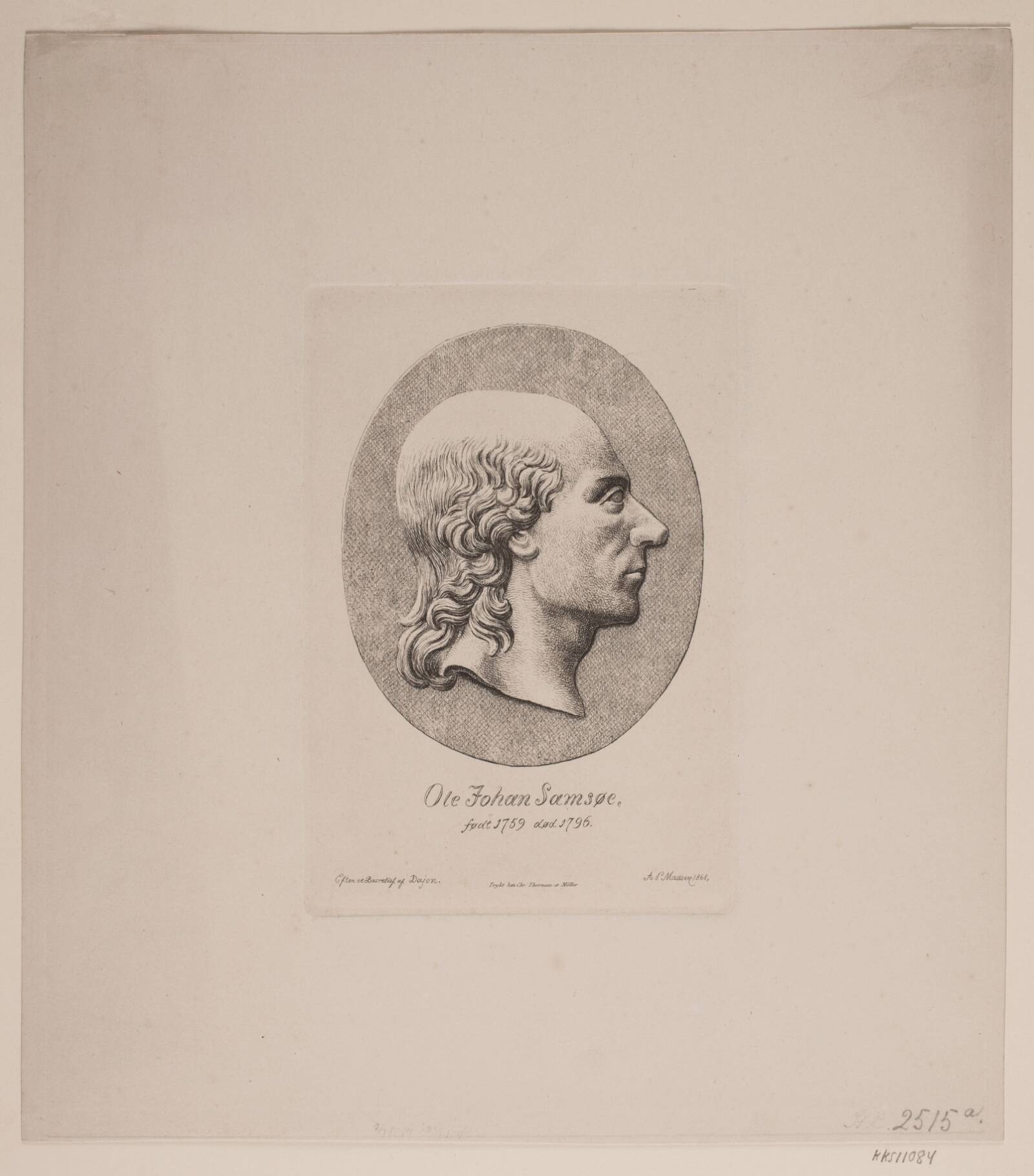 Ole Johan Samsøe, Madsen, A.P., 1868