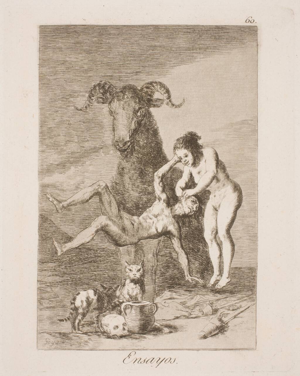 Forsøg, Francisco de Goya, 1797-1798