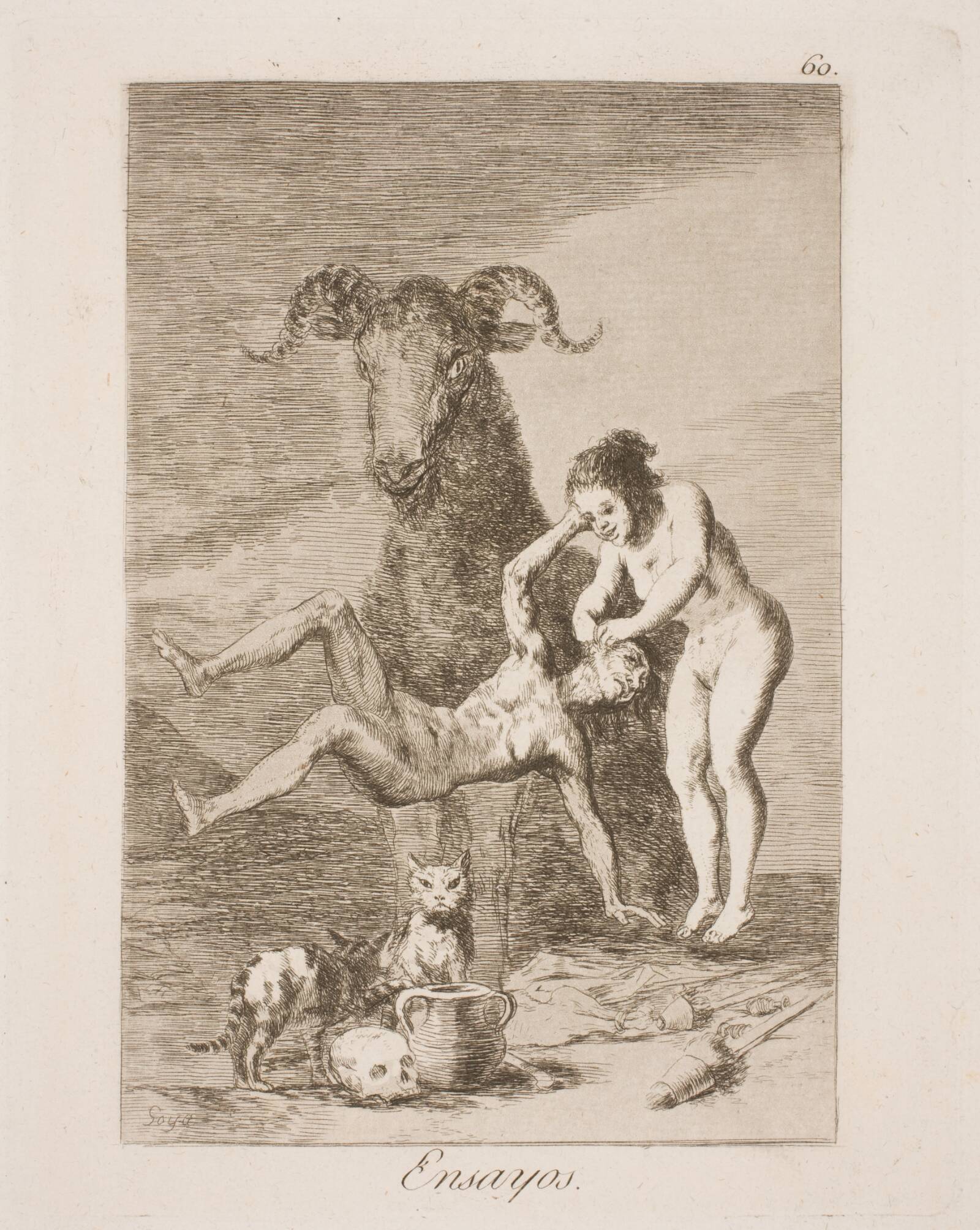 Forsøg, Francisco de Goya, 1797-1798