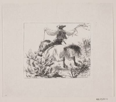 Illustration til "Herremandsbruden"